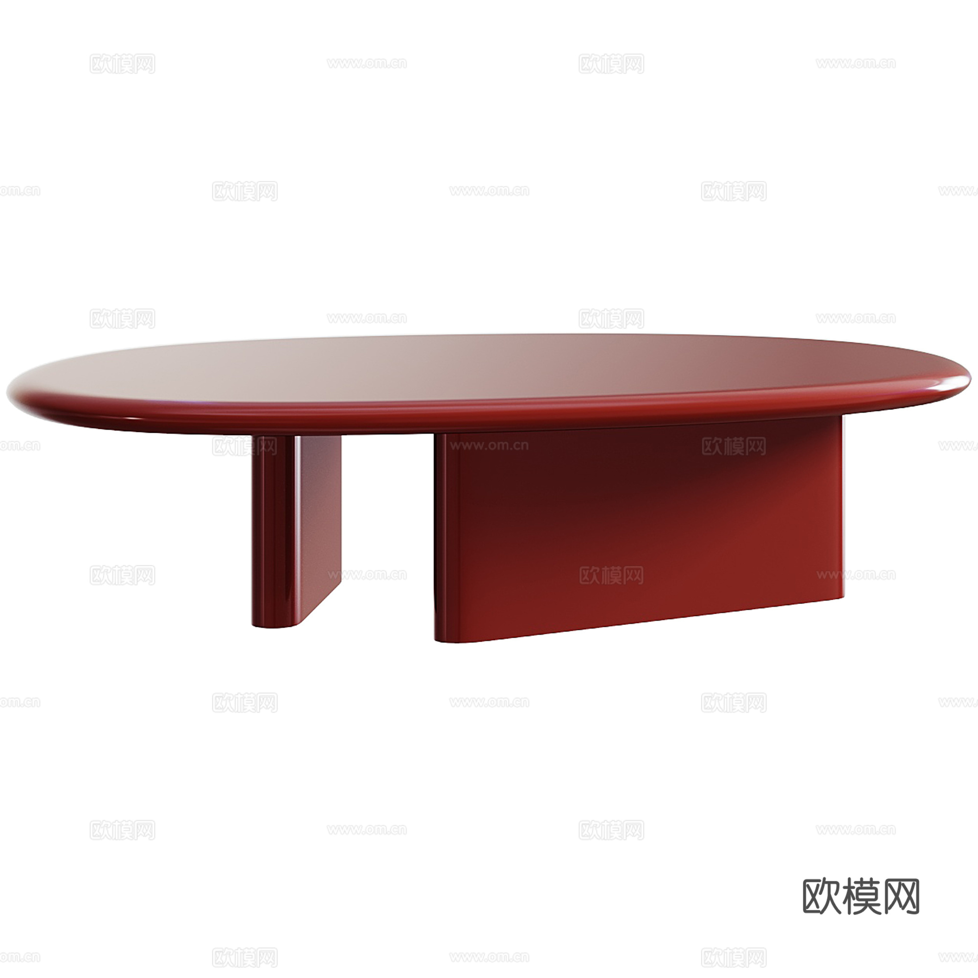 现代极简茶几3d模型