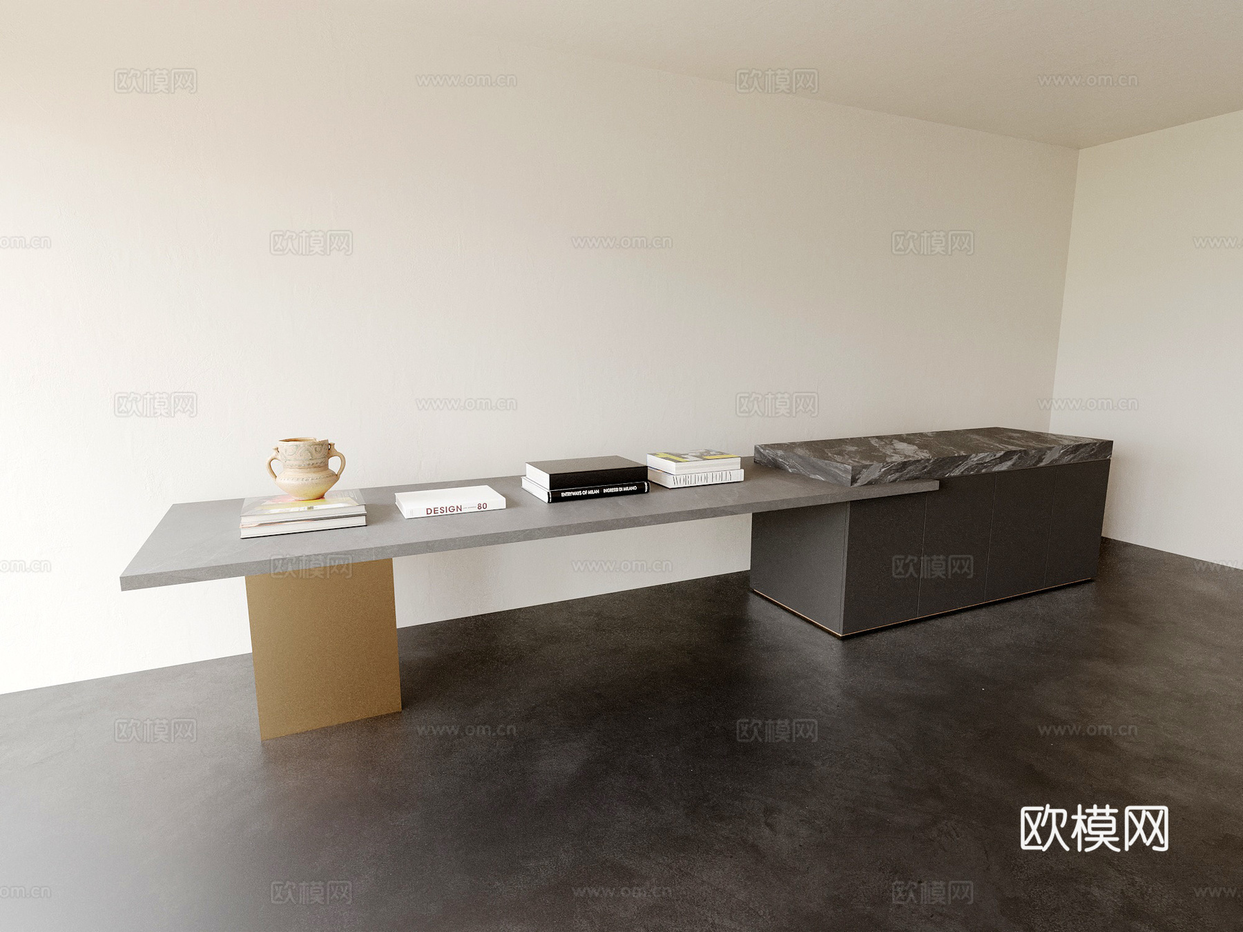 岛台 桌台3d模型