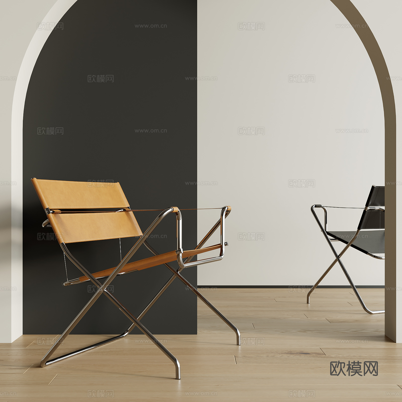 现代餐椅su模型