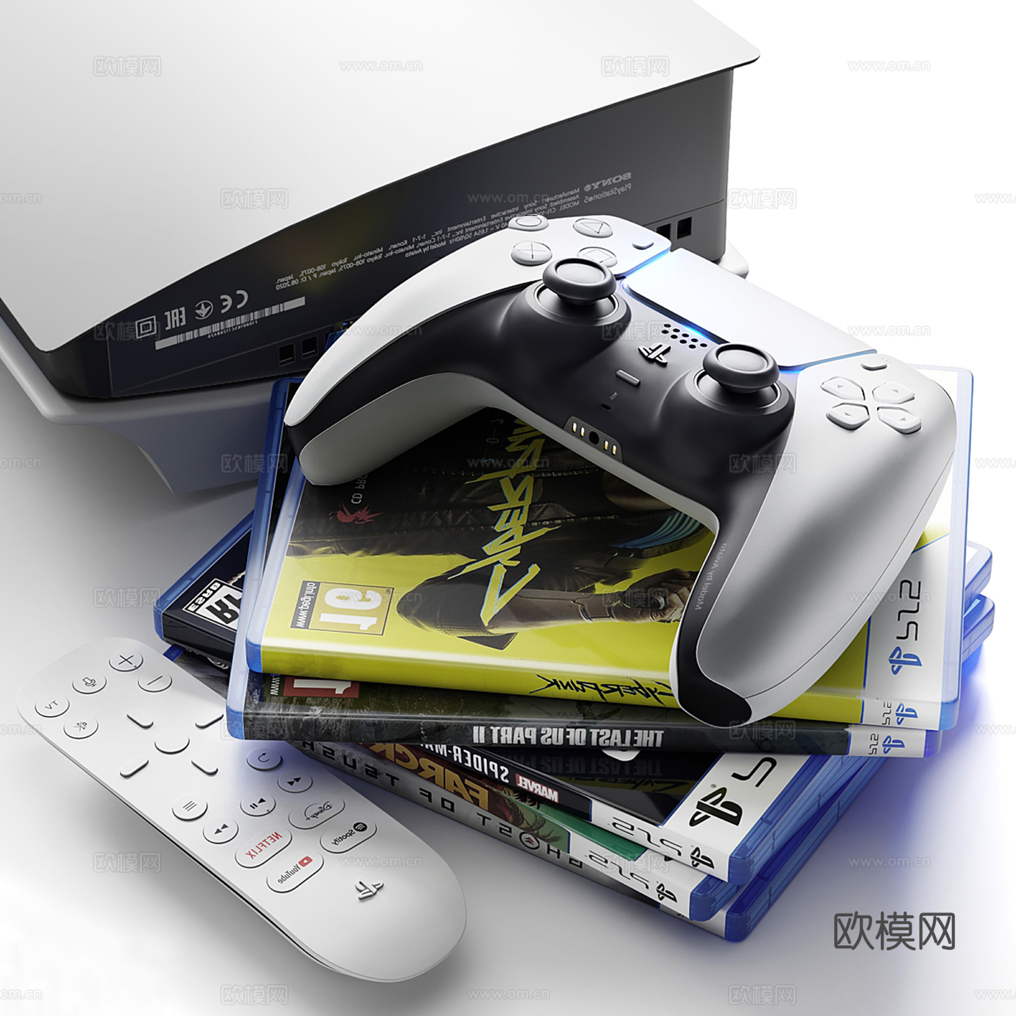 游戏机 游戏手柄装备集合3d模型