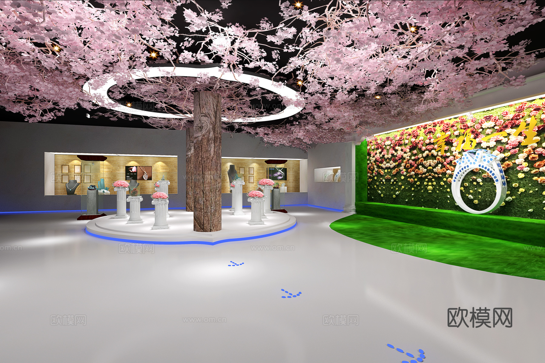 欧式简约博物馆3d模型