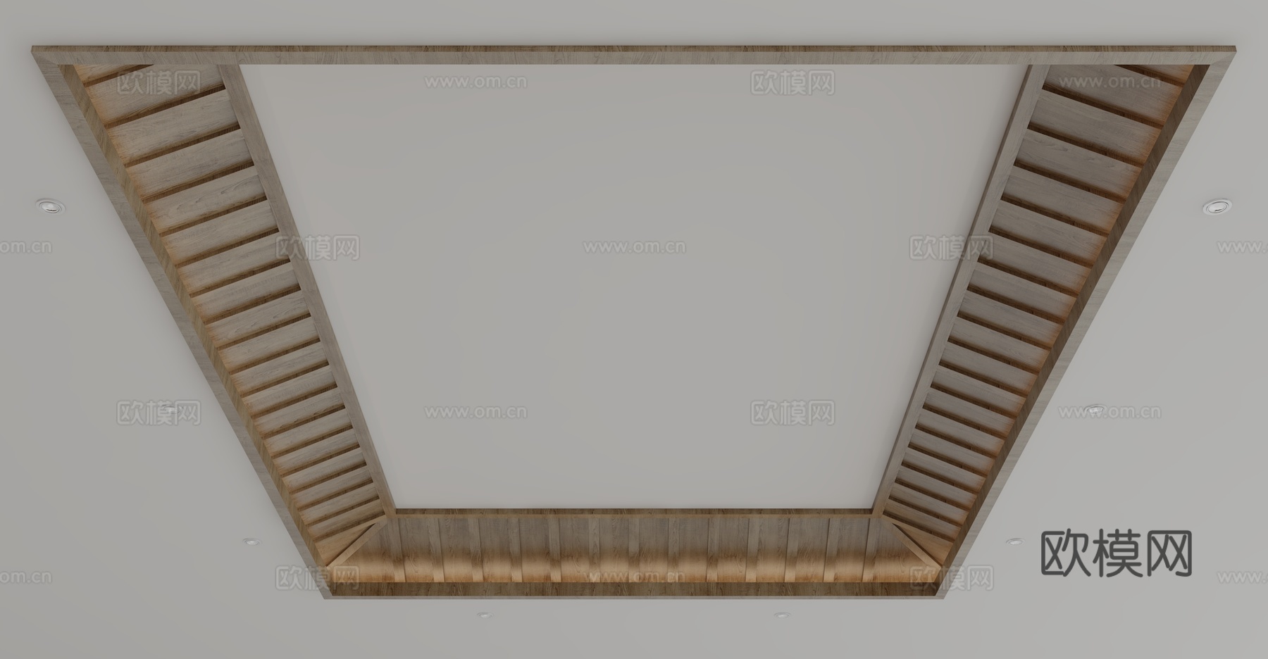 新中式天花吊顶3d模型