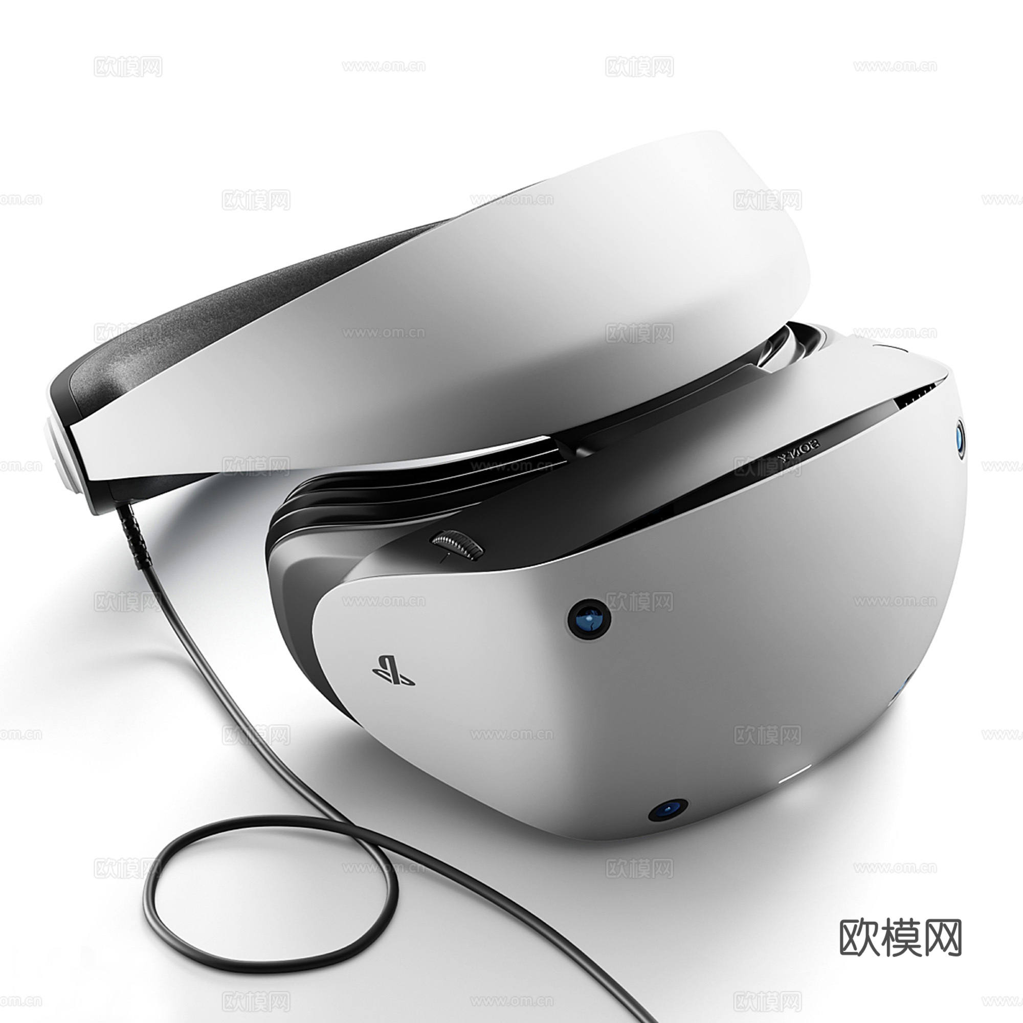 头戴式AR眼镜su模型