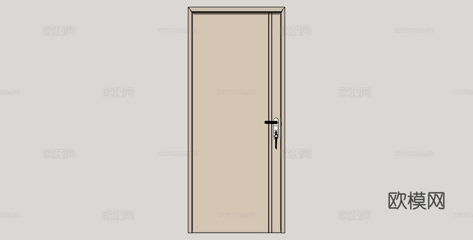 简约风su模型