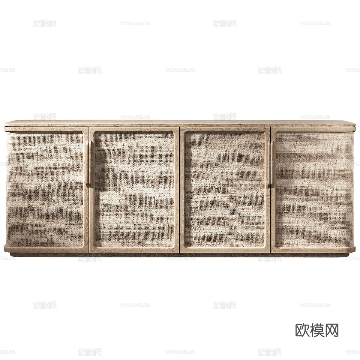 新中式侘寂电视柜 边柜 矮柜3d模型