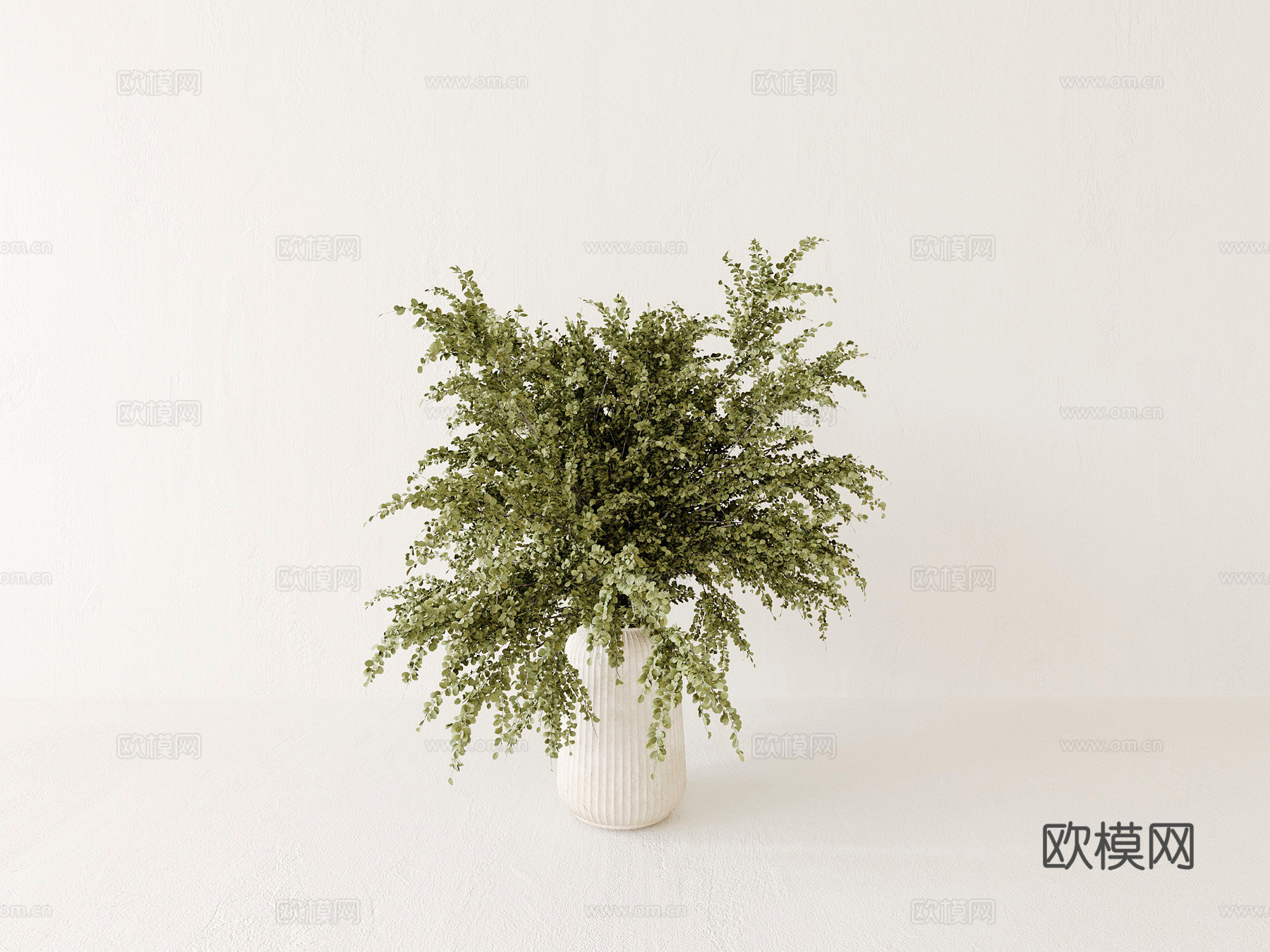 花瓶 盆栽 盆景 植物3d模型