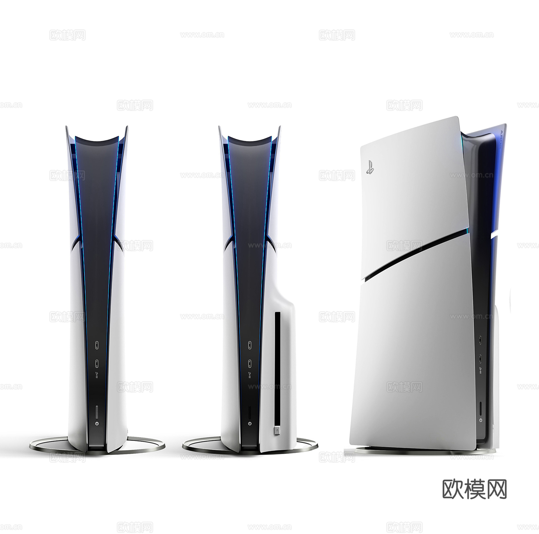 游戏机装备集合su模型