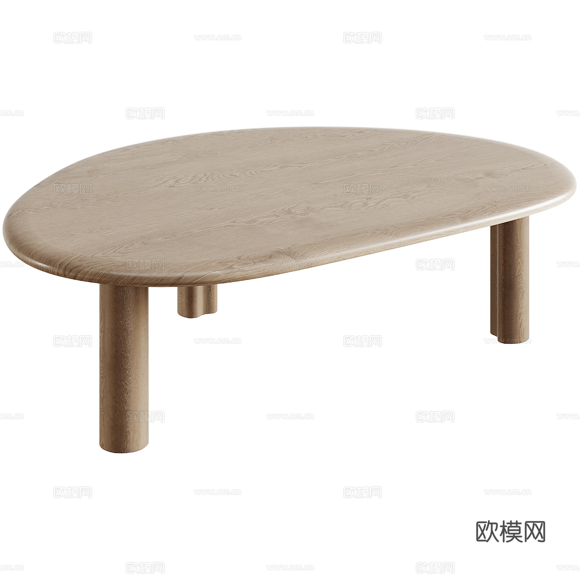 现代极简茶几3d模型