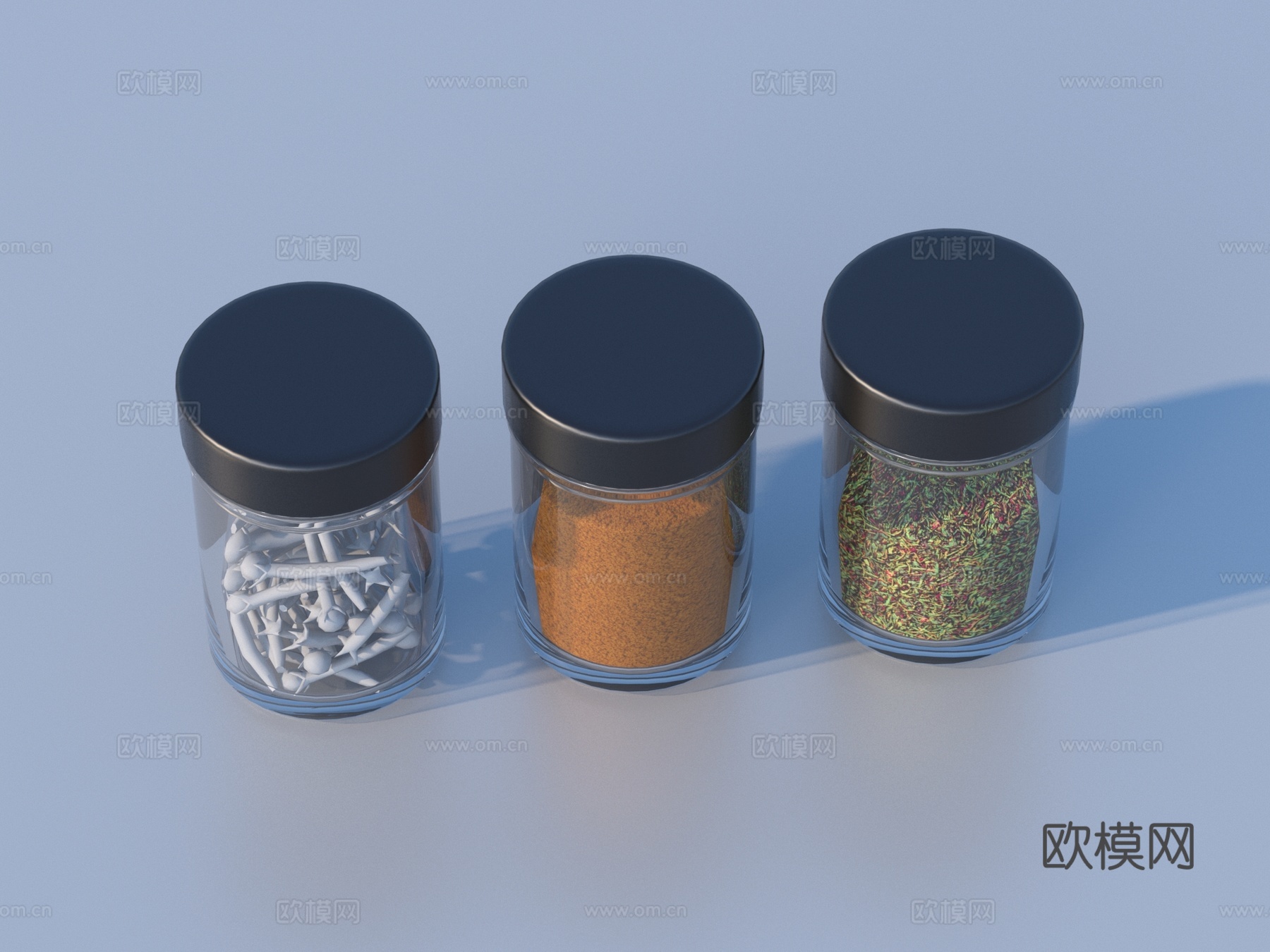 调味料 食物 厨房小件su模型