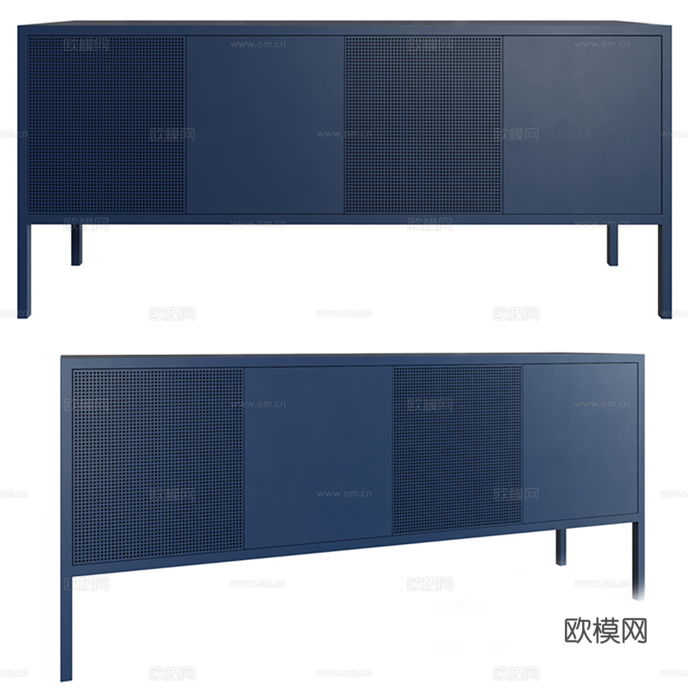 柜子 边柜 矮柜 成品柜3d模型