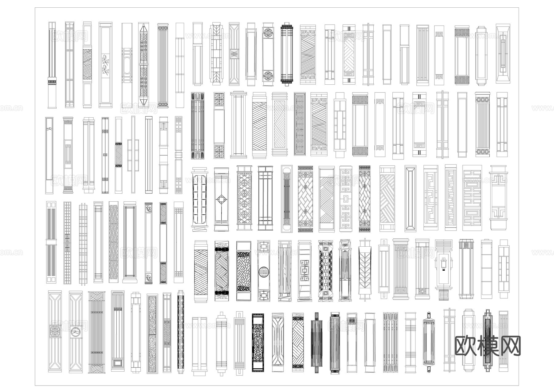 景观灯具CADcad施工图
