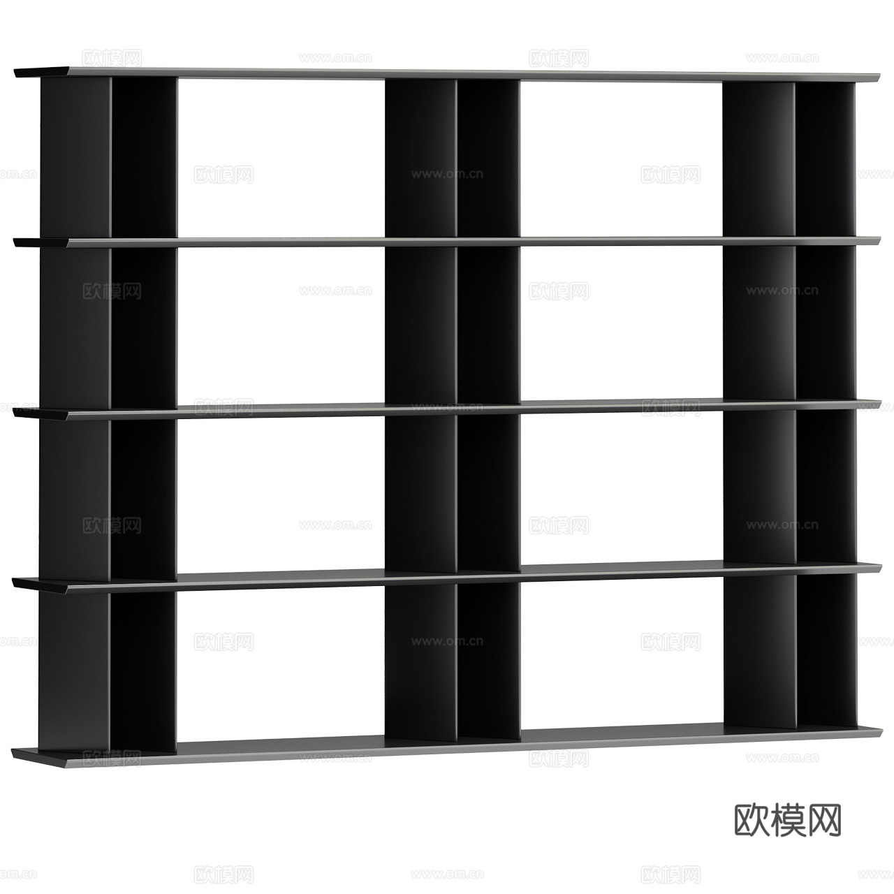 Bonaldo 现代书架 极简书架 展示架 装饰架3d模型