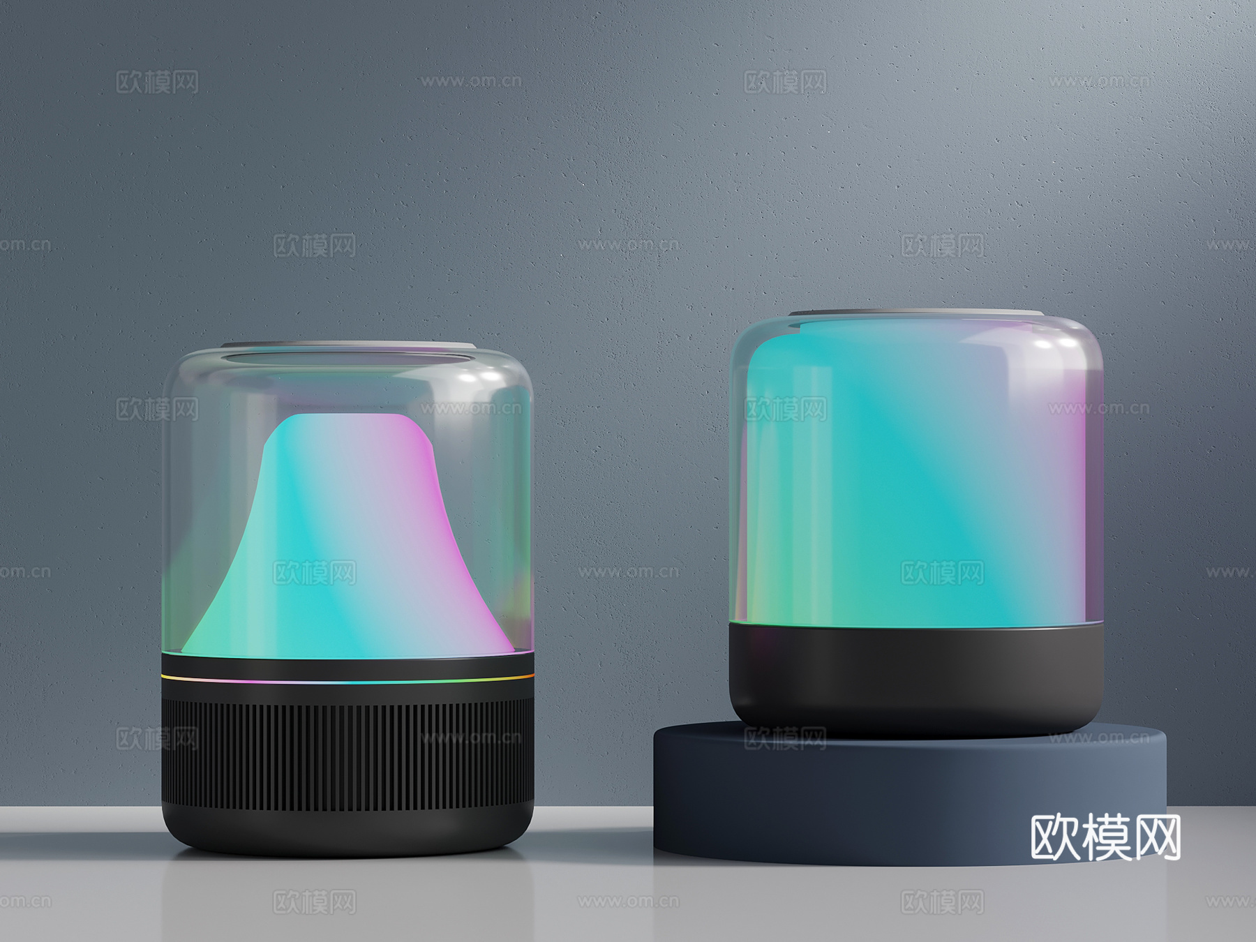 现代迷你音响3d模型