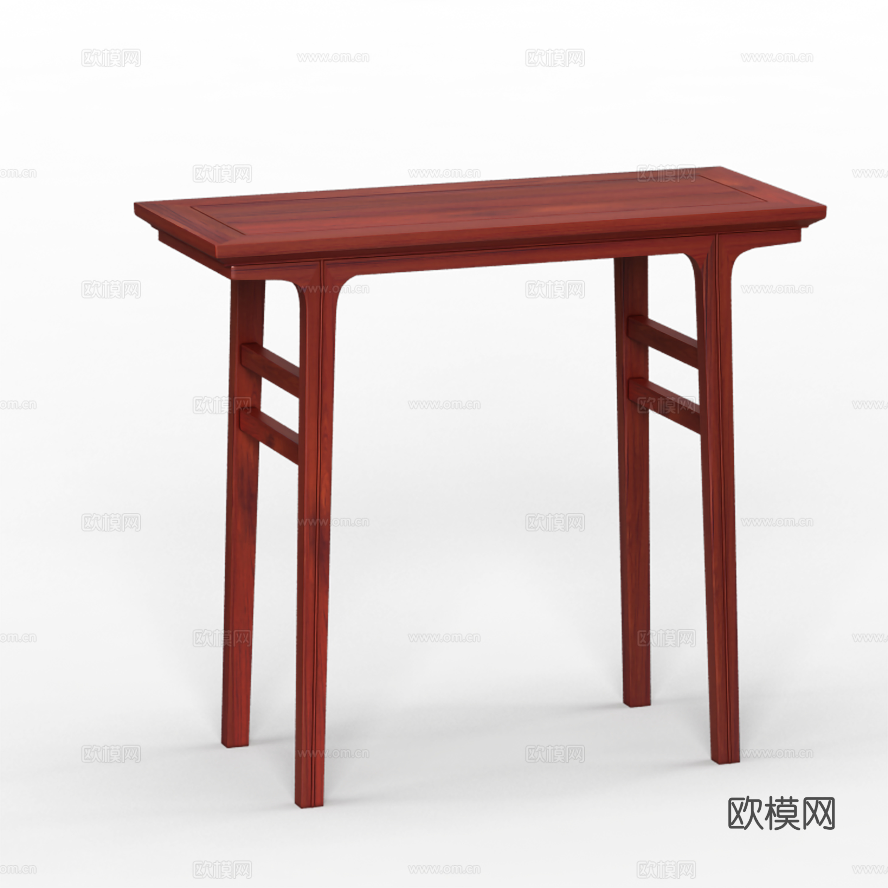 中式小条案 玄关桌 供桌 实木红木3d模型