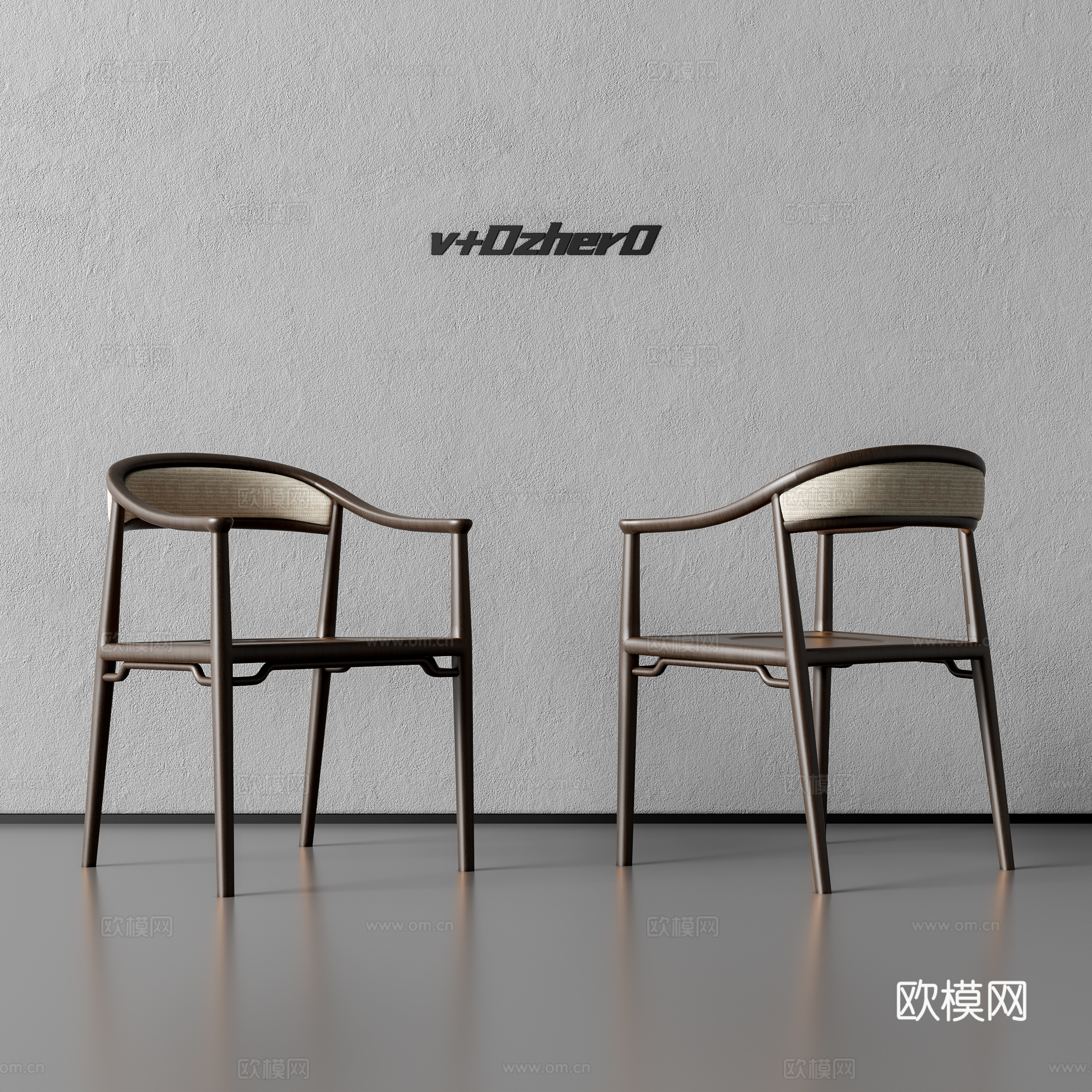 现代单椅3d模型