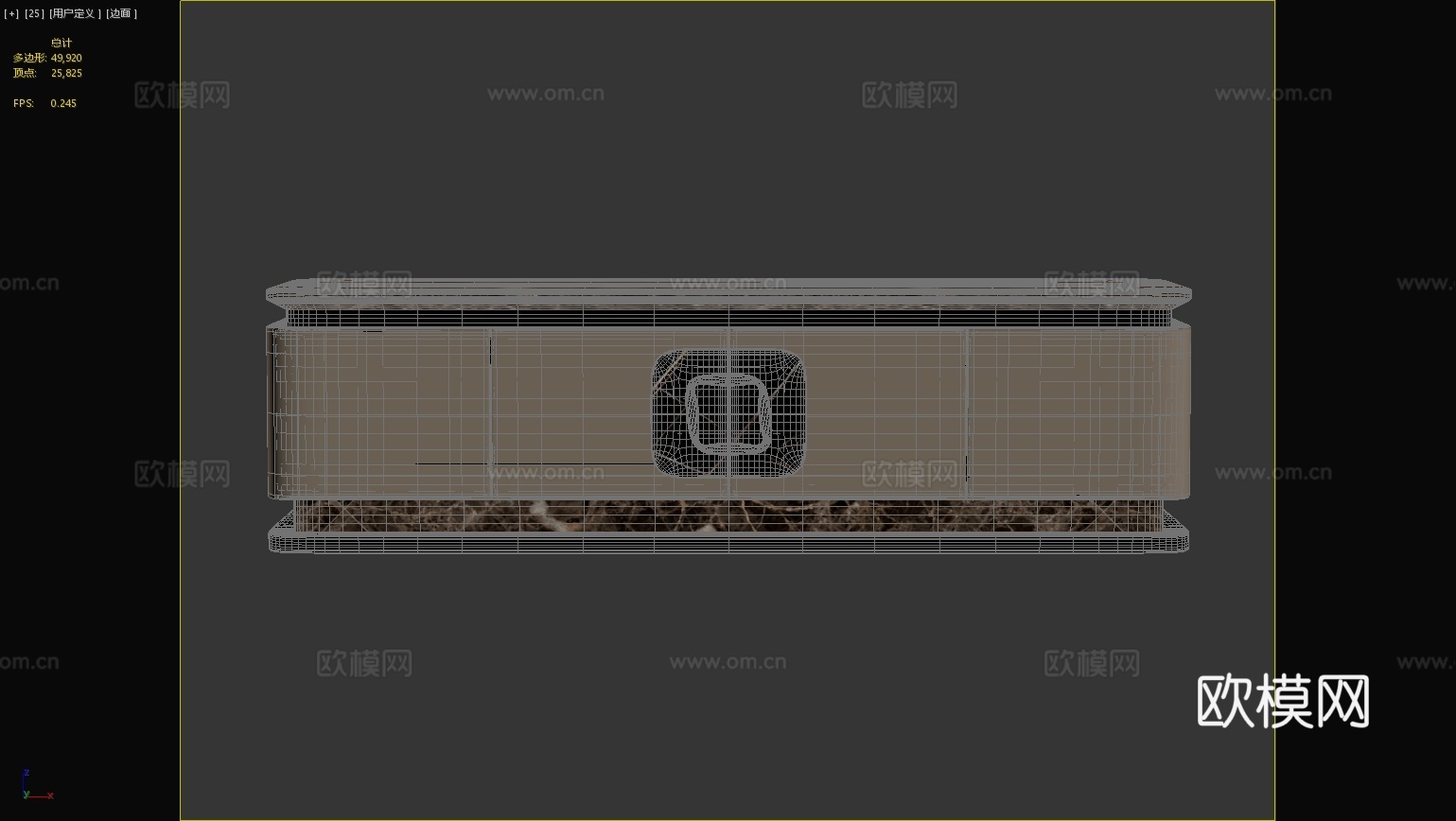 现代电视柜新中式电视柜边柜玄关柜餐边柜3d模型
