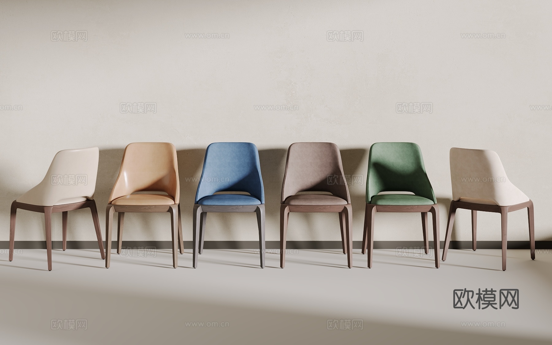 现代单椅3d模型下载