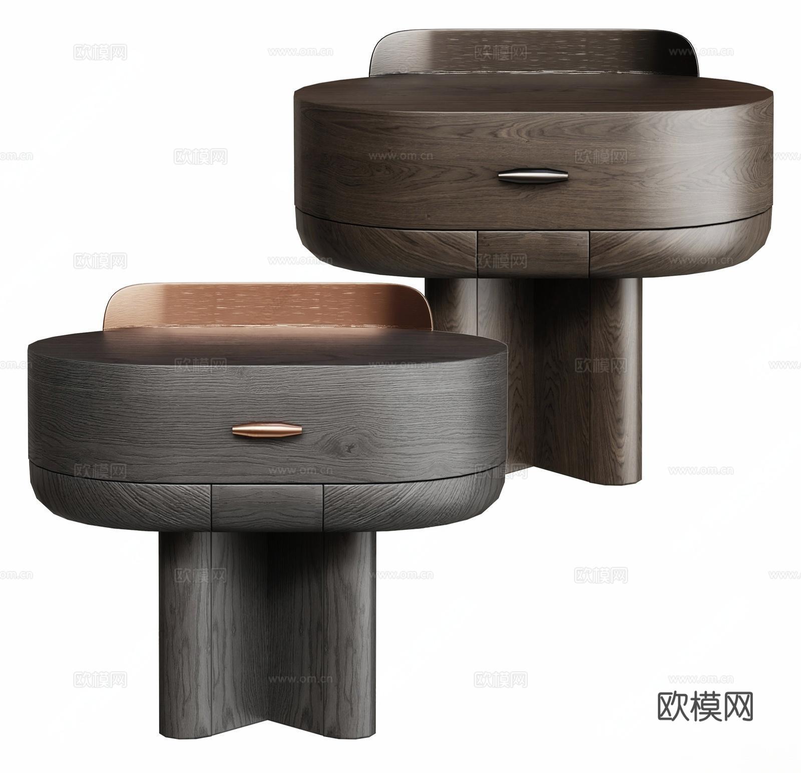 床头柜 金属3d模型