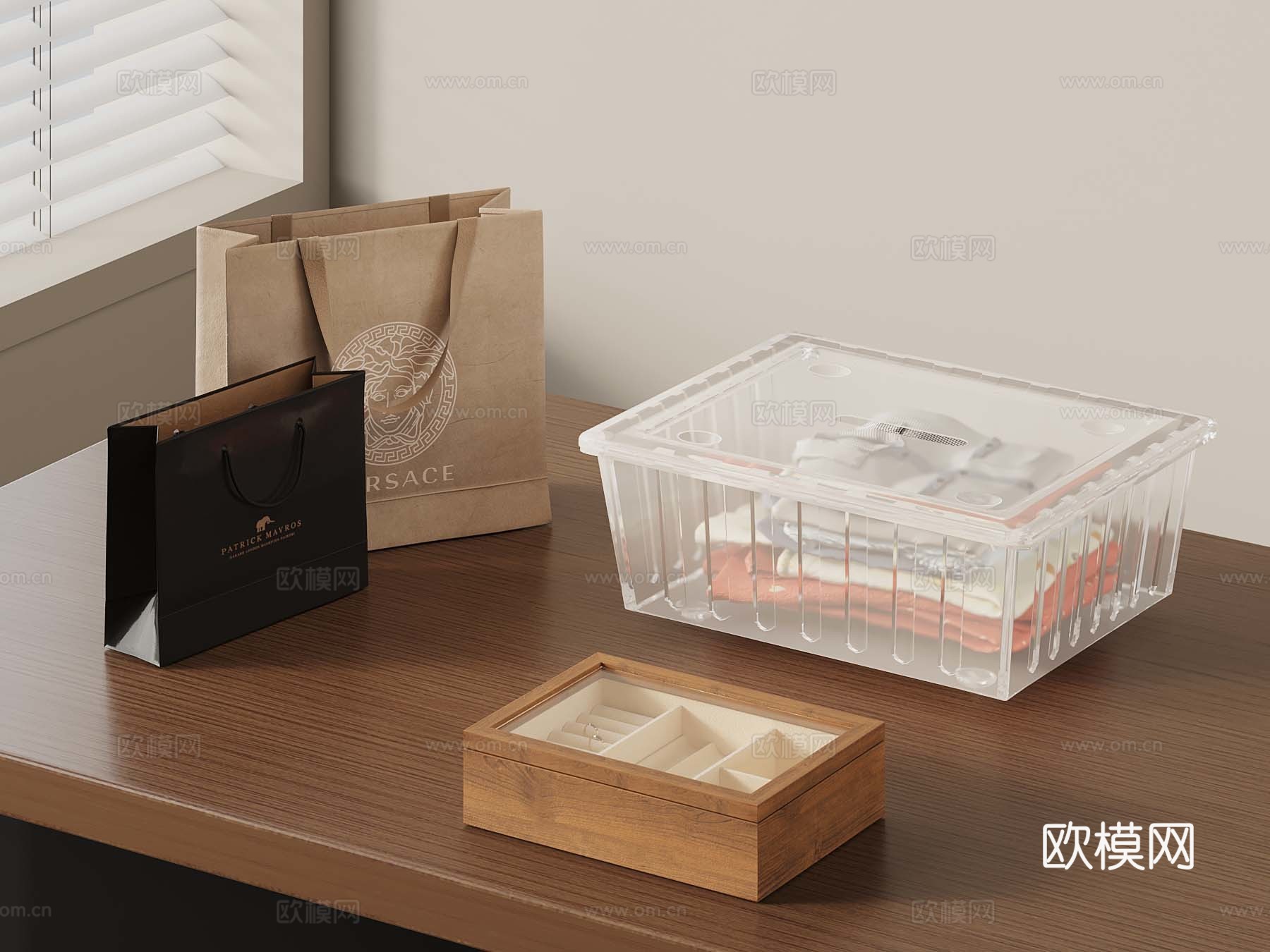 衣服 收纳盒 收纳箱3d模型