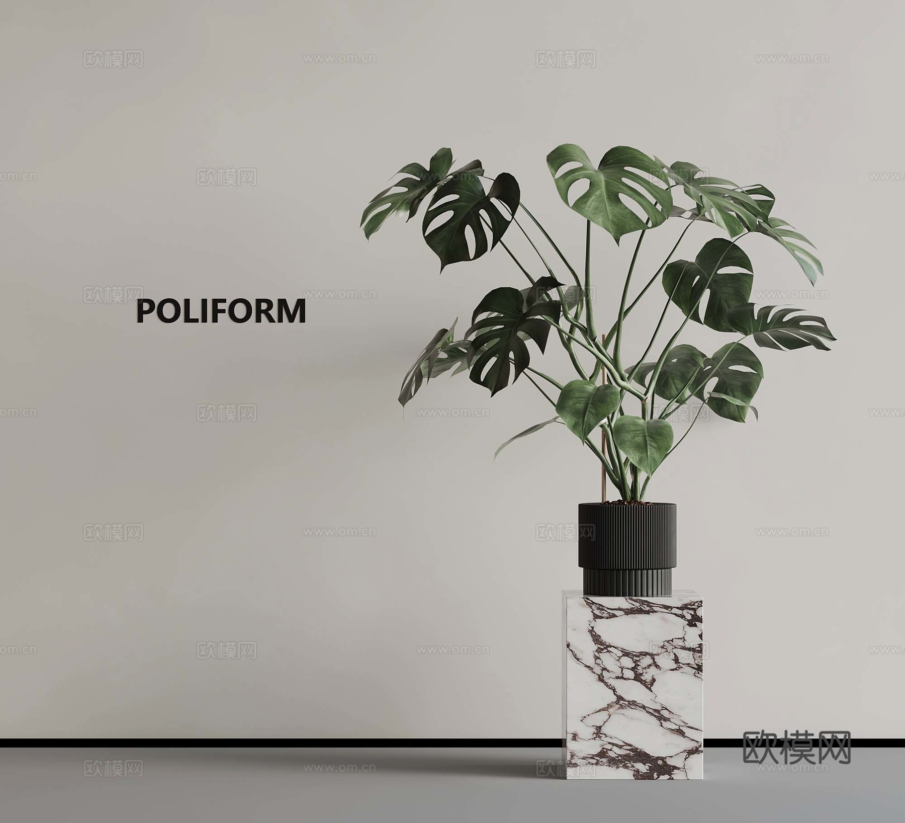 绿植su模型