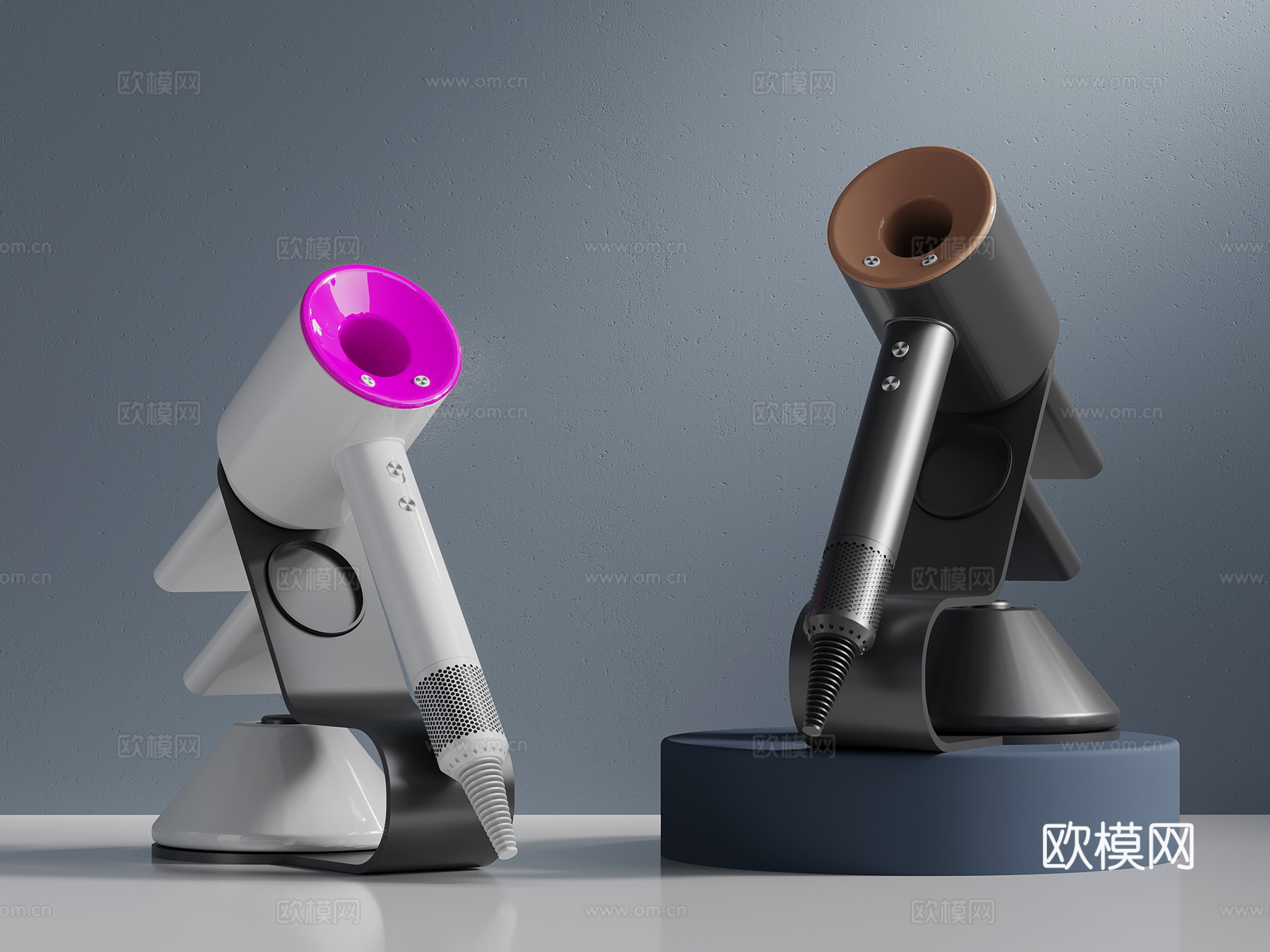 现代吹风机3d模型
