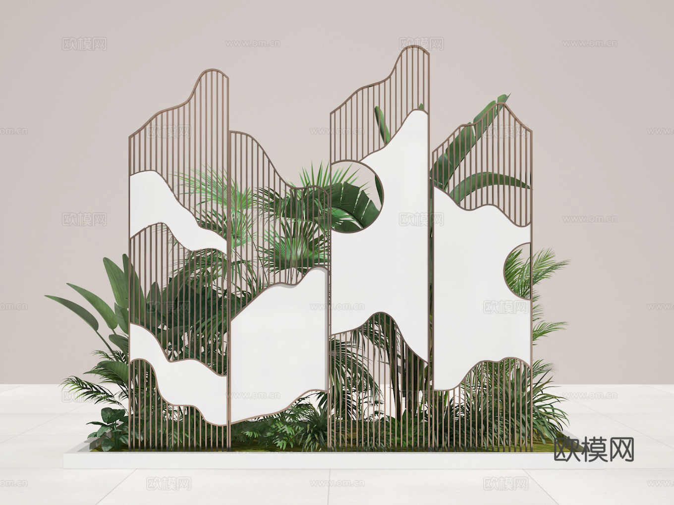 植物景观3d模型