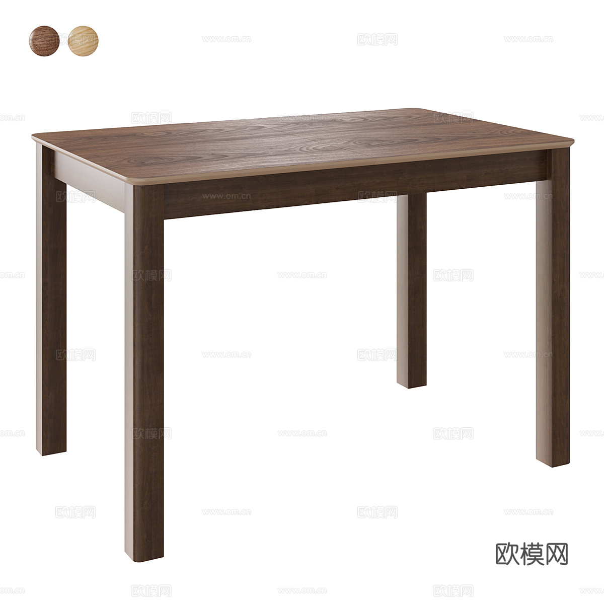 北欧简约餐桌 餐桌 简约餐桌  桌子3d模型