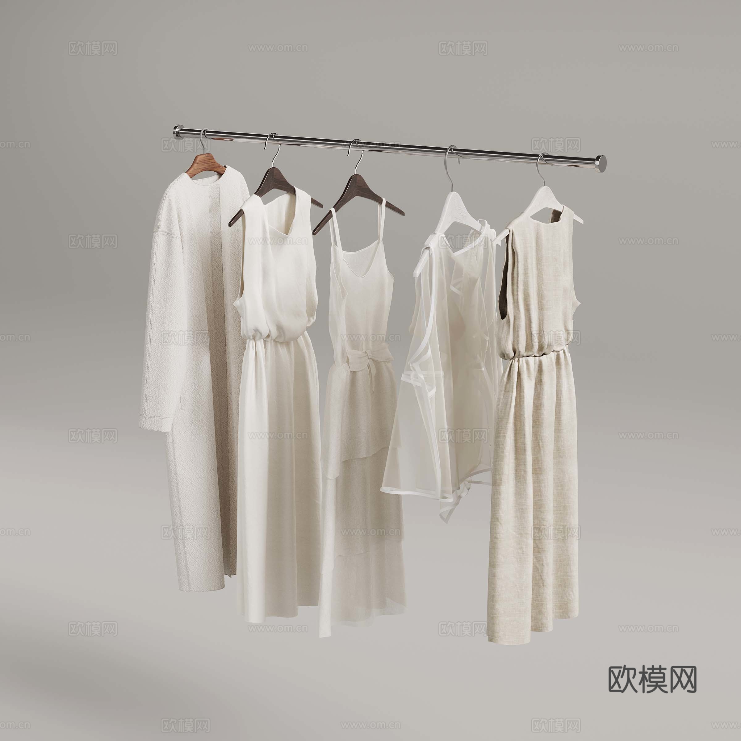 衣服 现代女装服饰3d模型