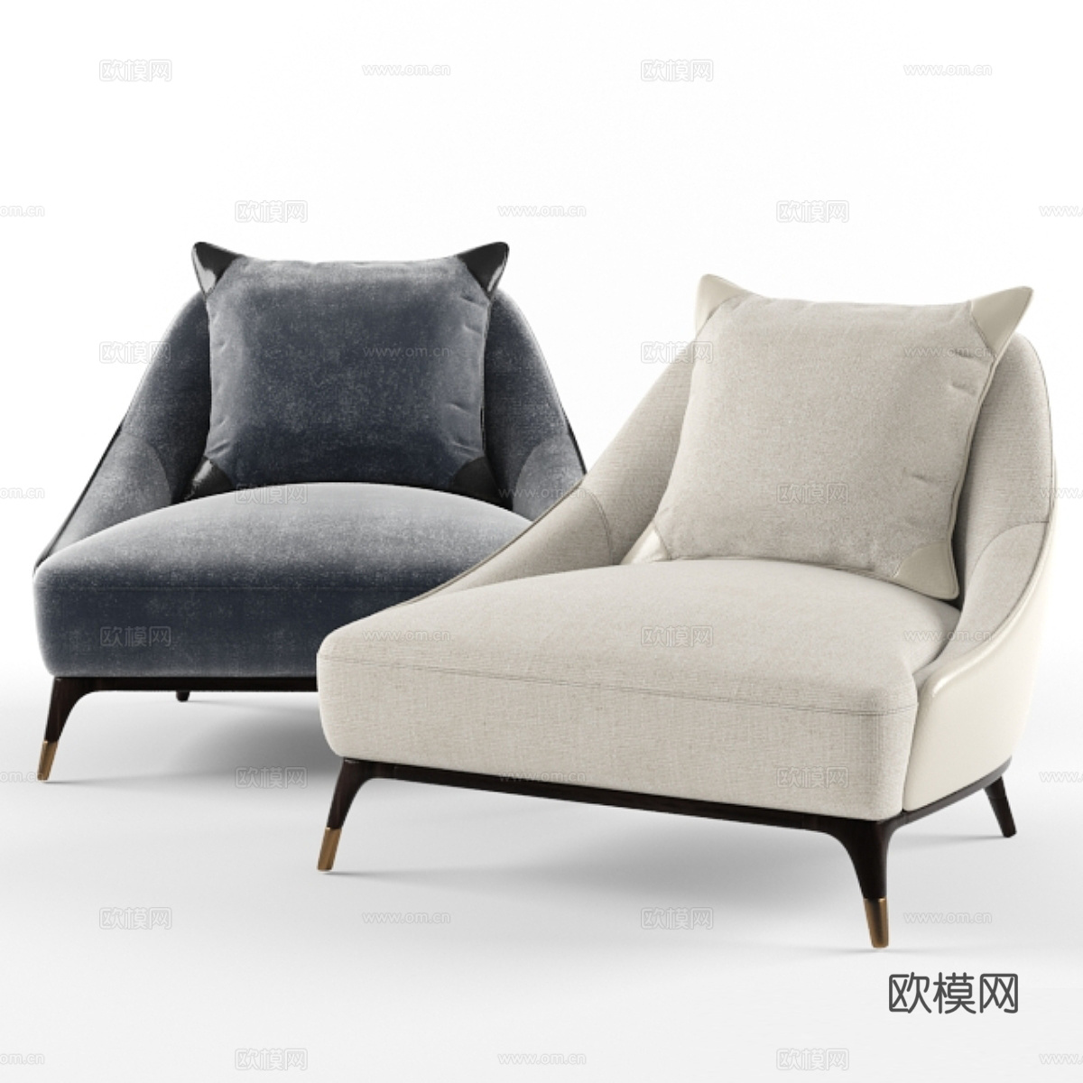 Covet Deep Desire 软垫椅3d模型
