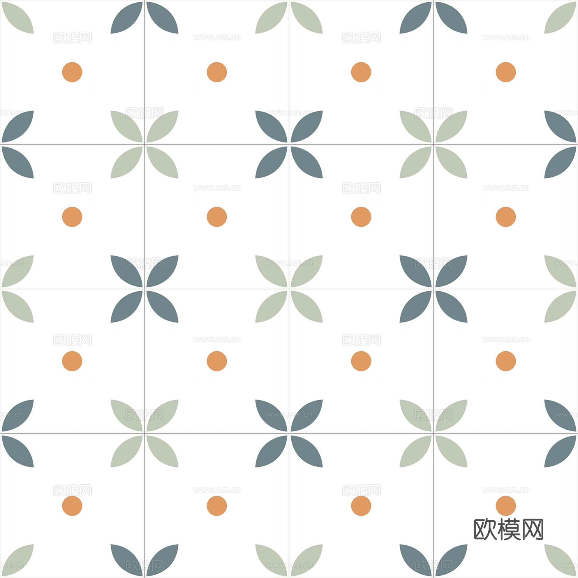 现代高清轻奢 花砖下载