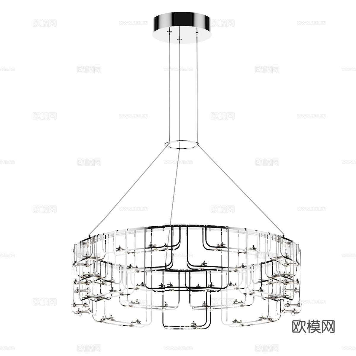 现代简约吊灯 吊灯 简约吊灯 餐厅吊灯 客厅吊灯 灯3d模型
