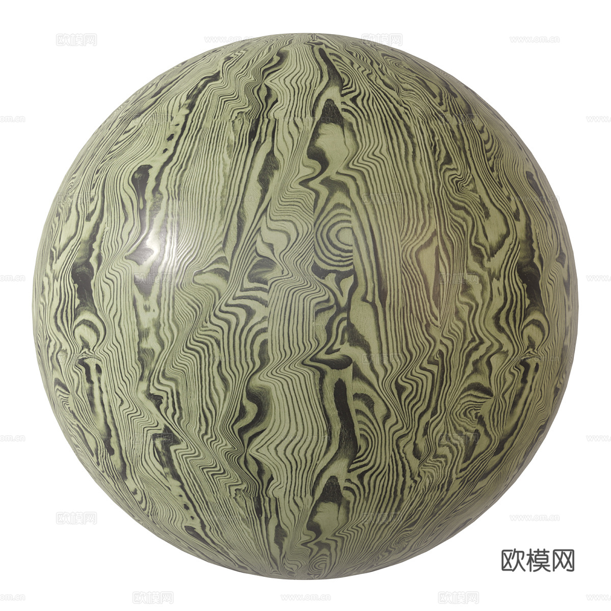 现代意式木纹 木饰面3d模型