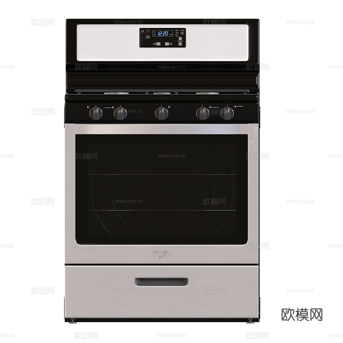 现代厨房集成灶3d模型