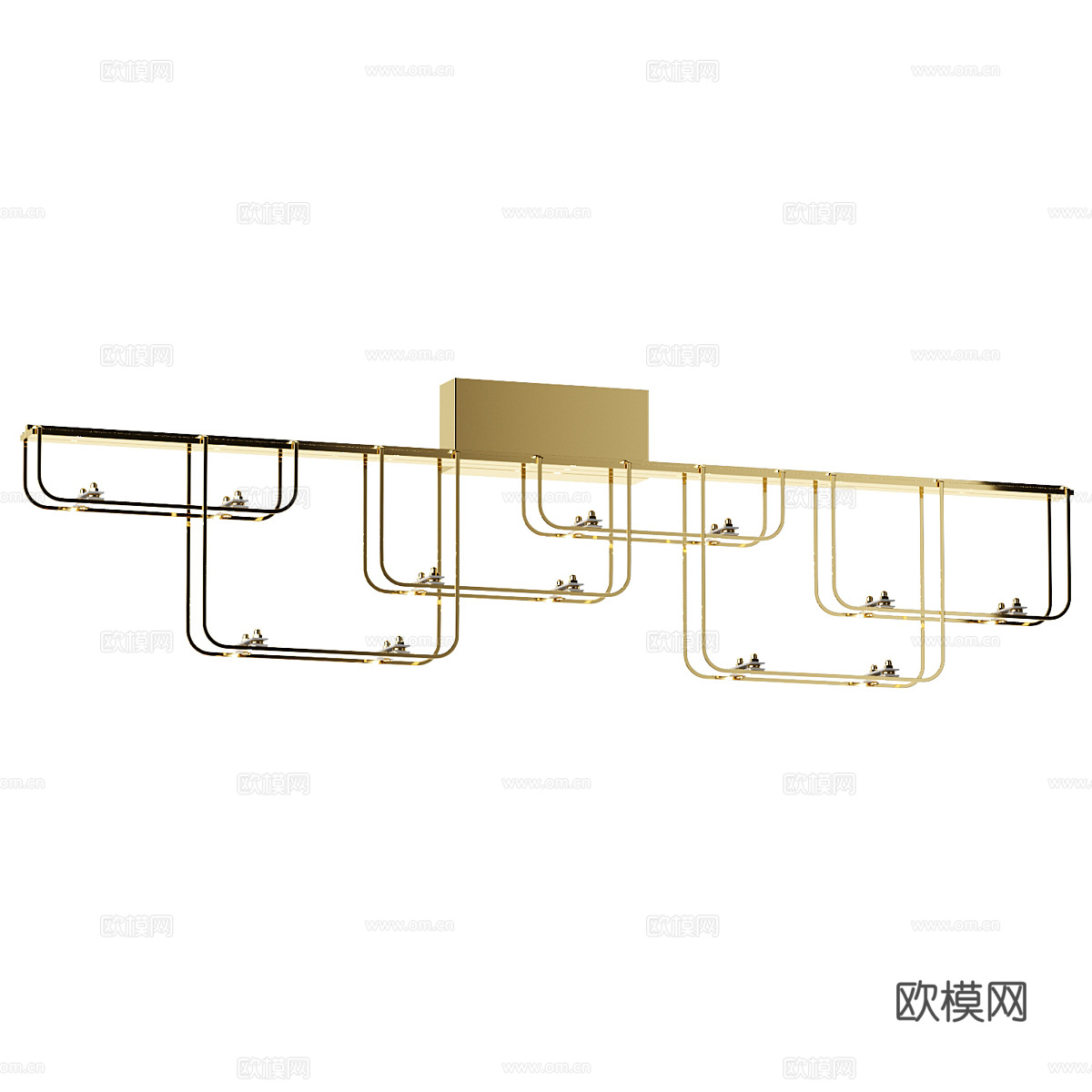 现代简约轻奢吊灯 吊灯 简约吊灯 餐厅吊灯 客厅吊灯 灯3d模型