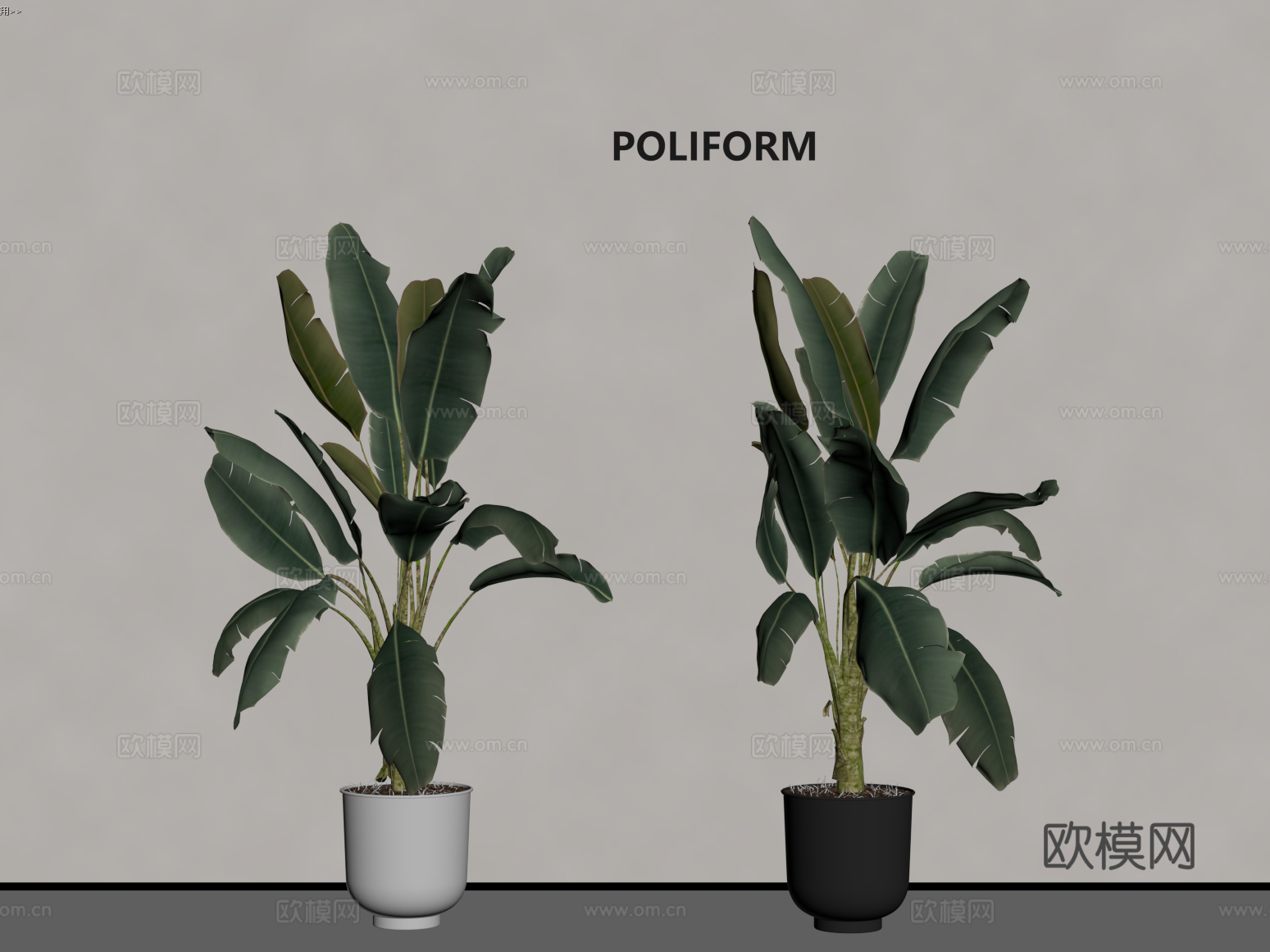绿植su模型