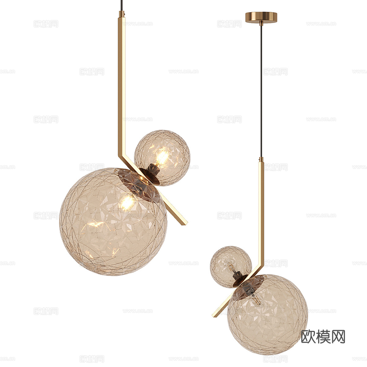 现代简约吊灯 吊灯 简约吊灯 餐厅吊灯 客厅吊灯 灯3d模型