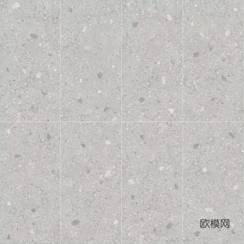 浅灰色水磨石瓷砖