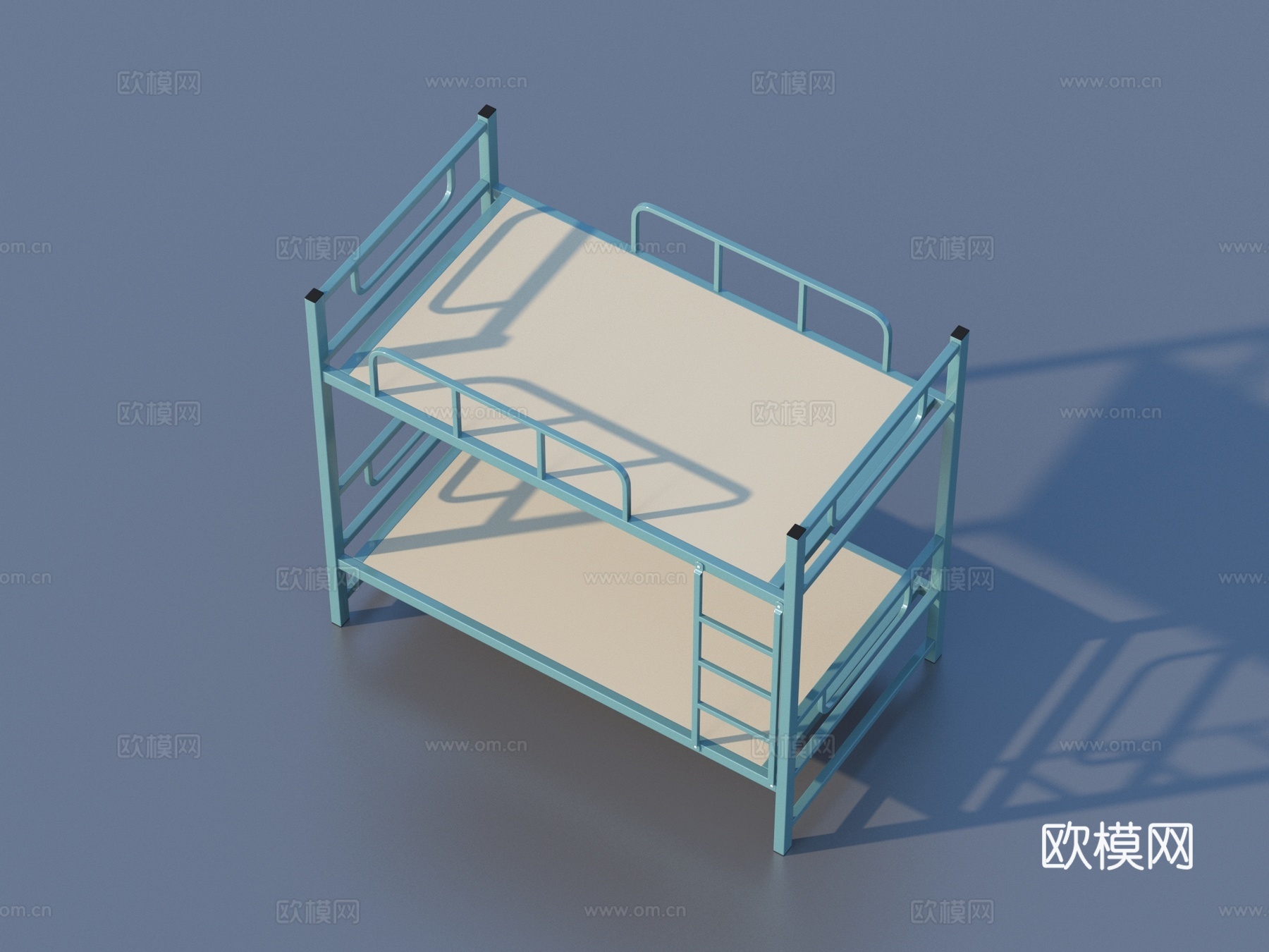 上下床 学生床 家具3d模型