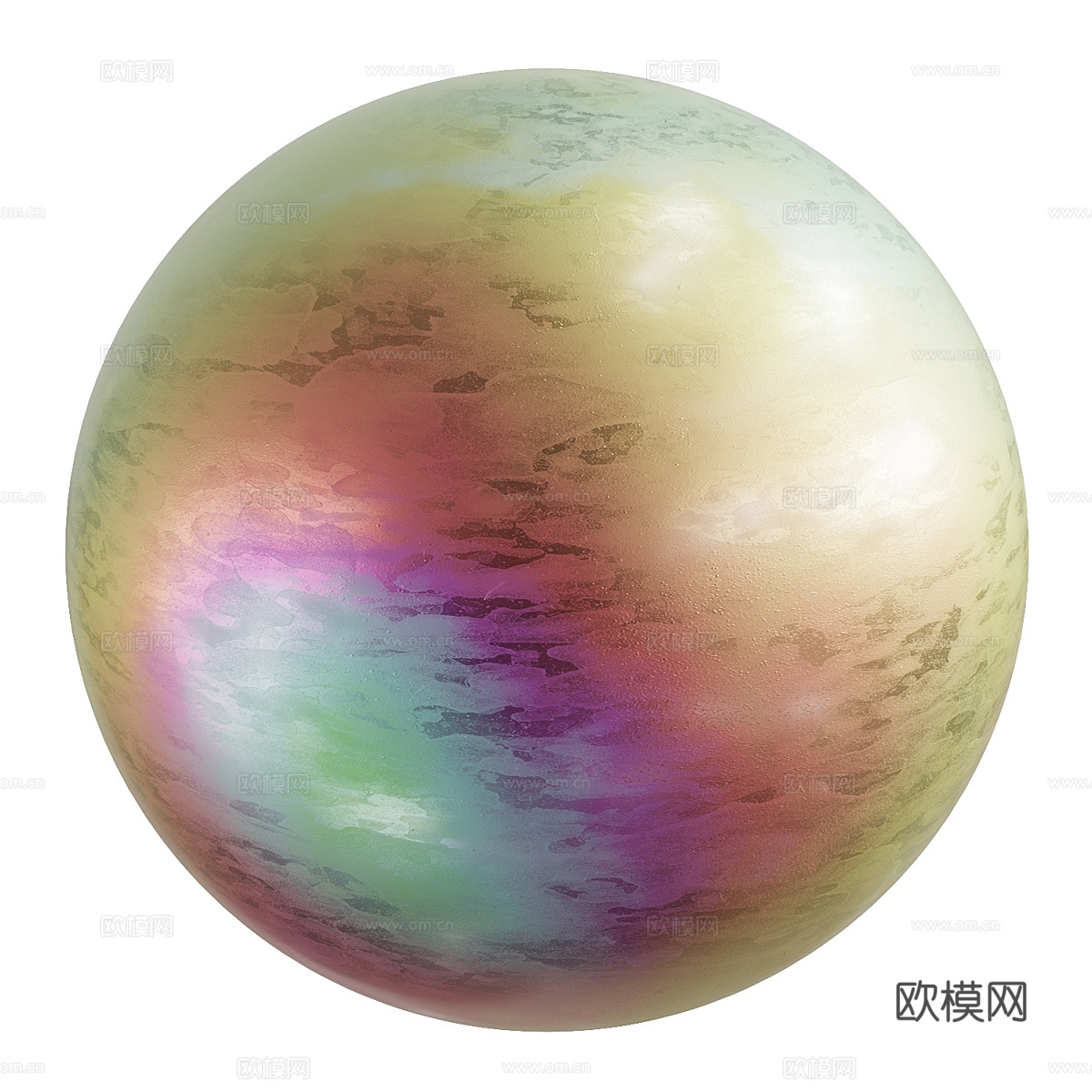 彩虹金属3d模型