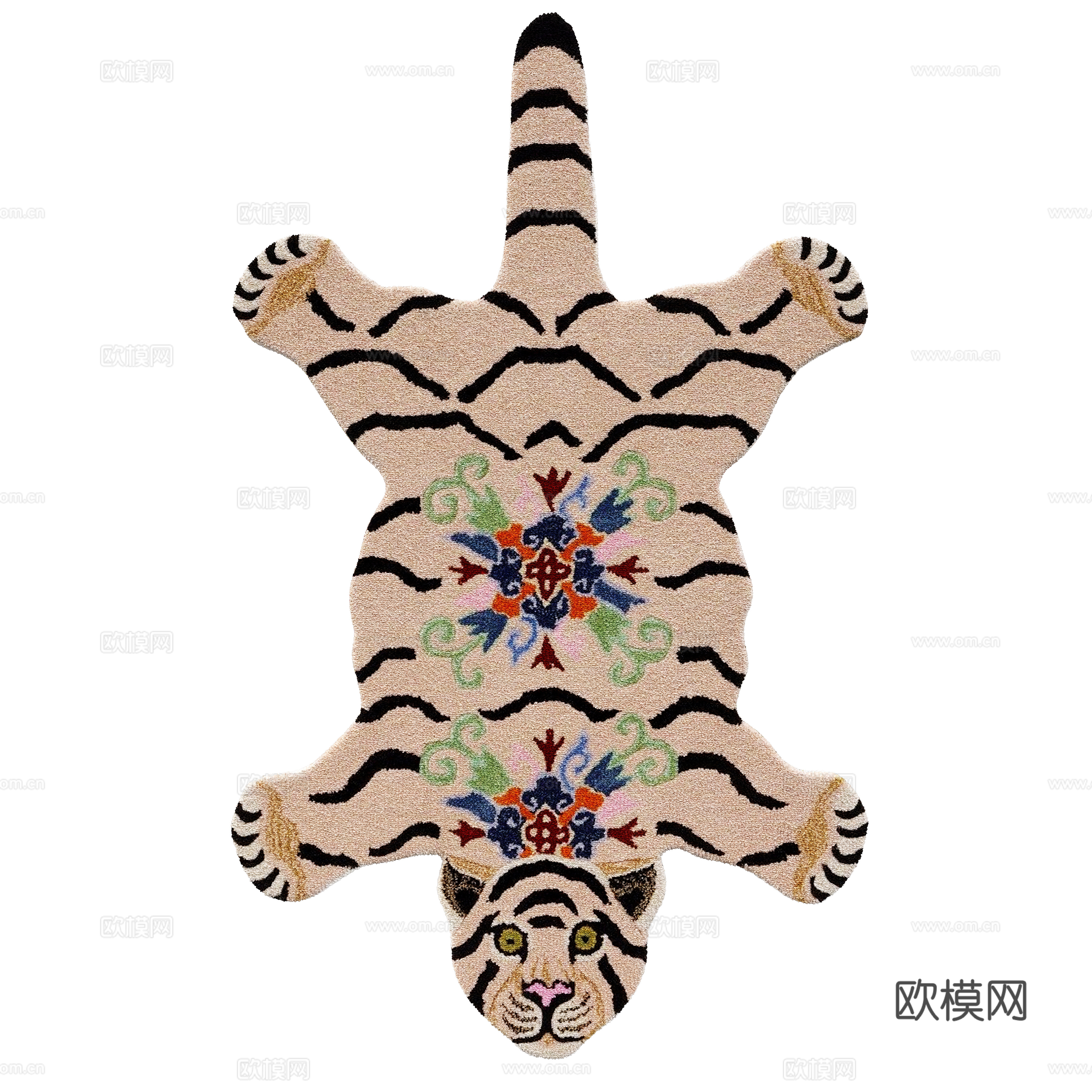 现代儿童地毯3d模型