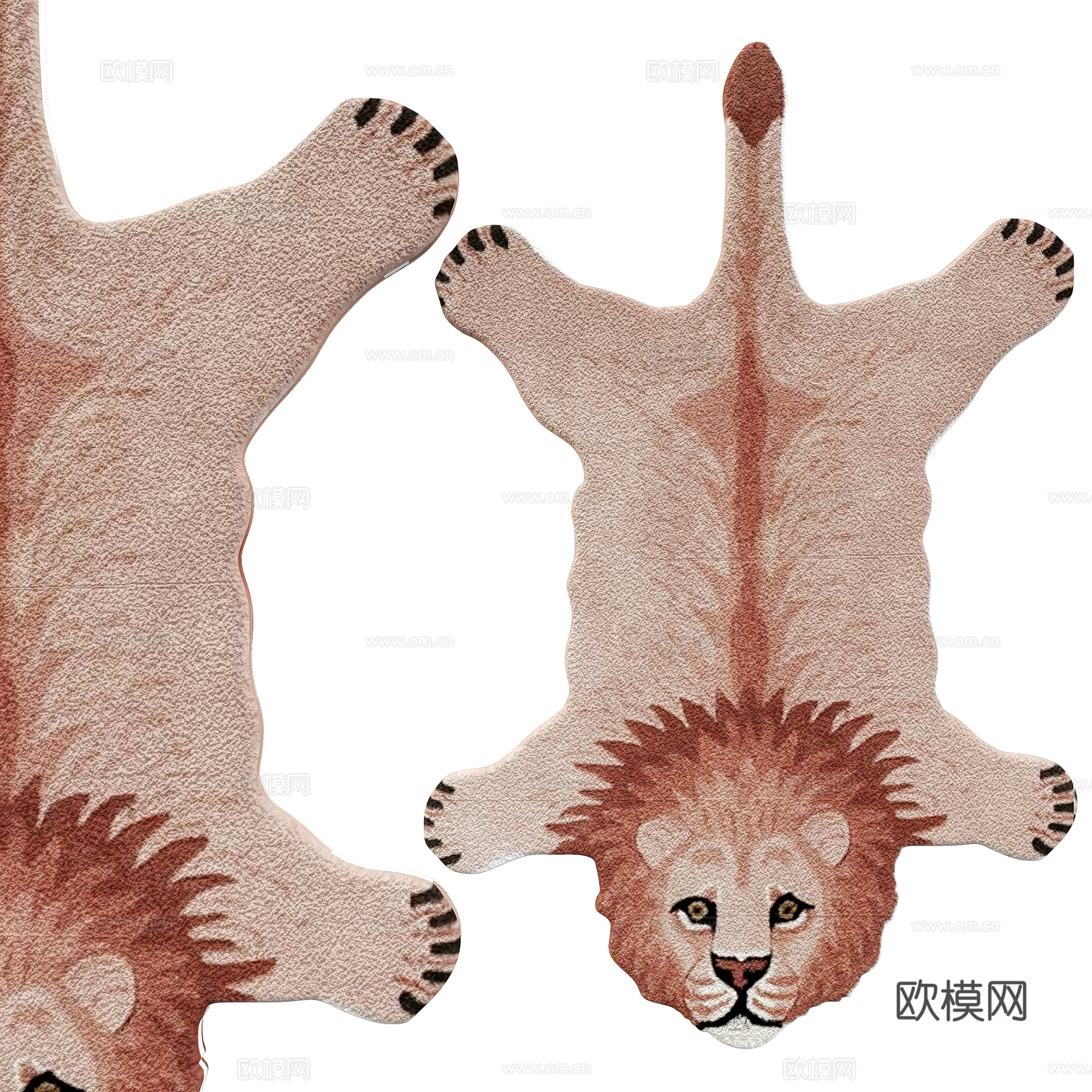 现代儿童地毯3d模型
