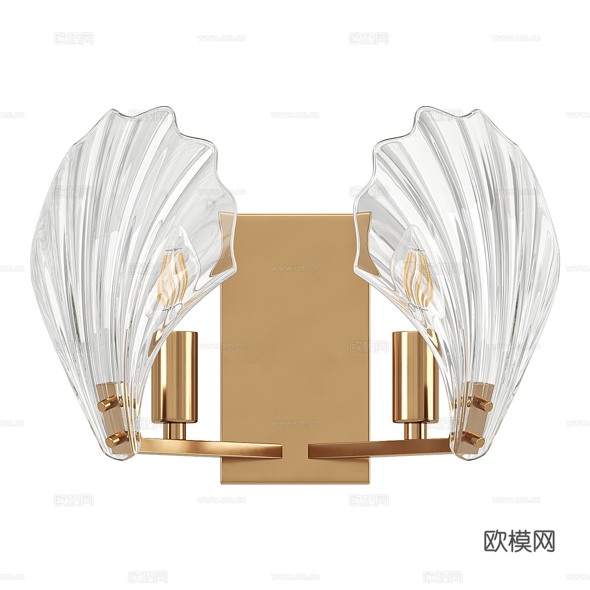 现代简约轻奢壁灯 壁灯 简约壁灯 装饰壁灯 玻璃壁灯 灯3d模型