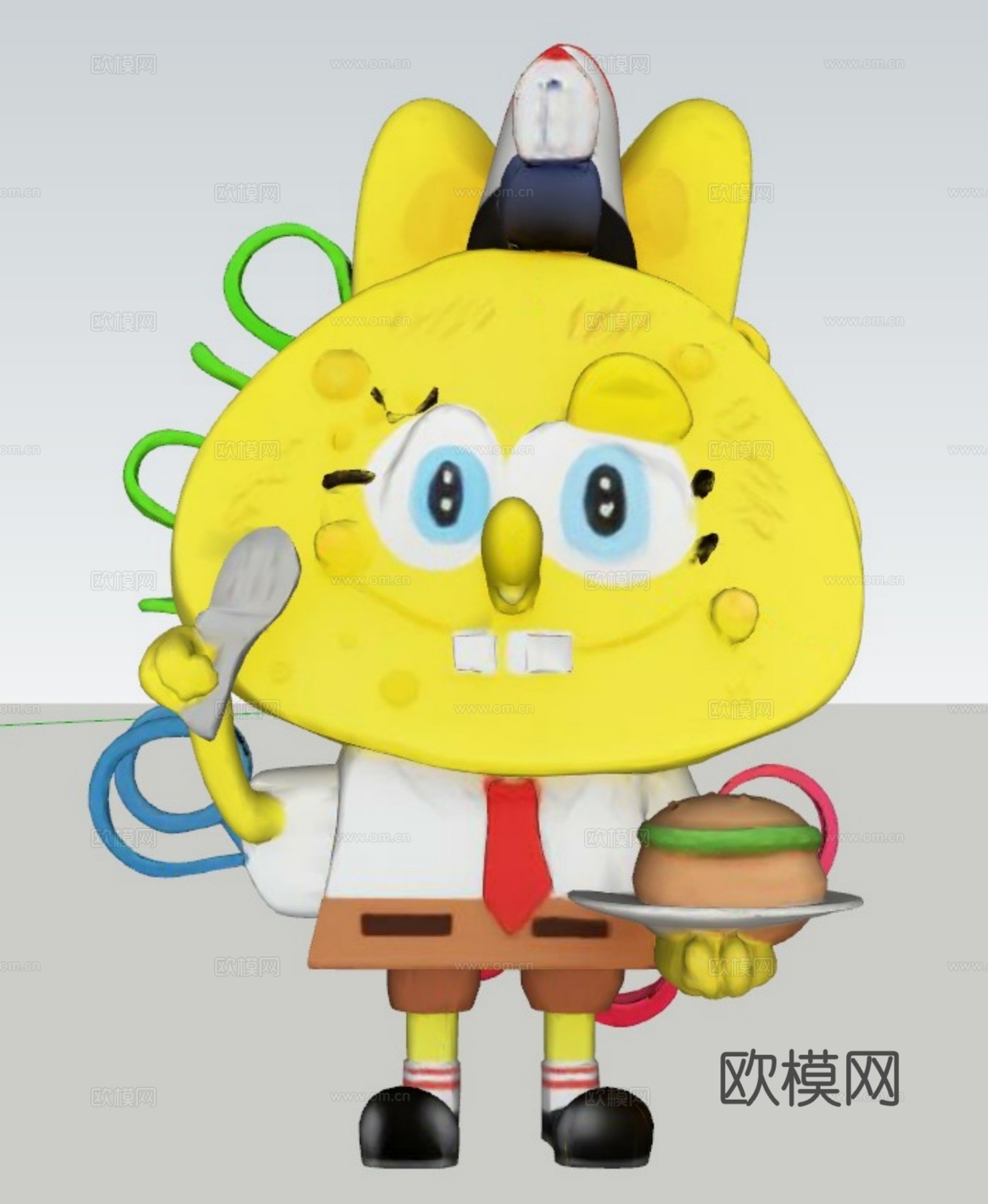 labubu玩偶su模型