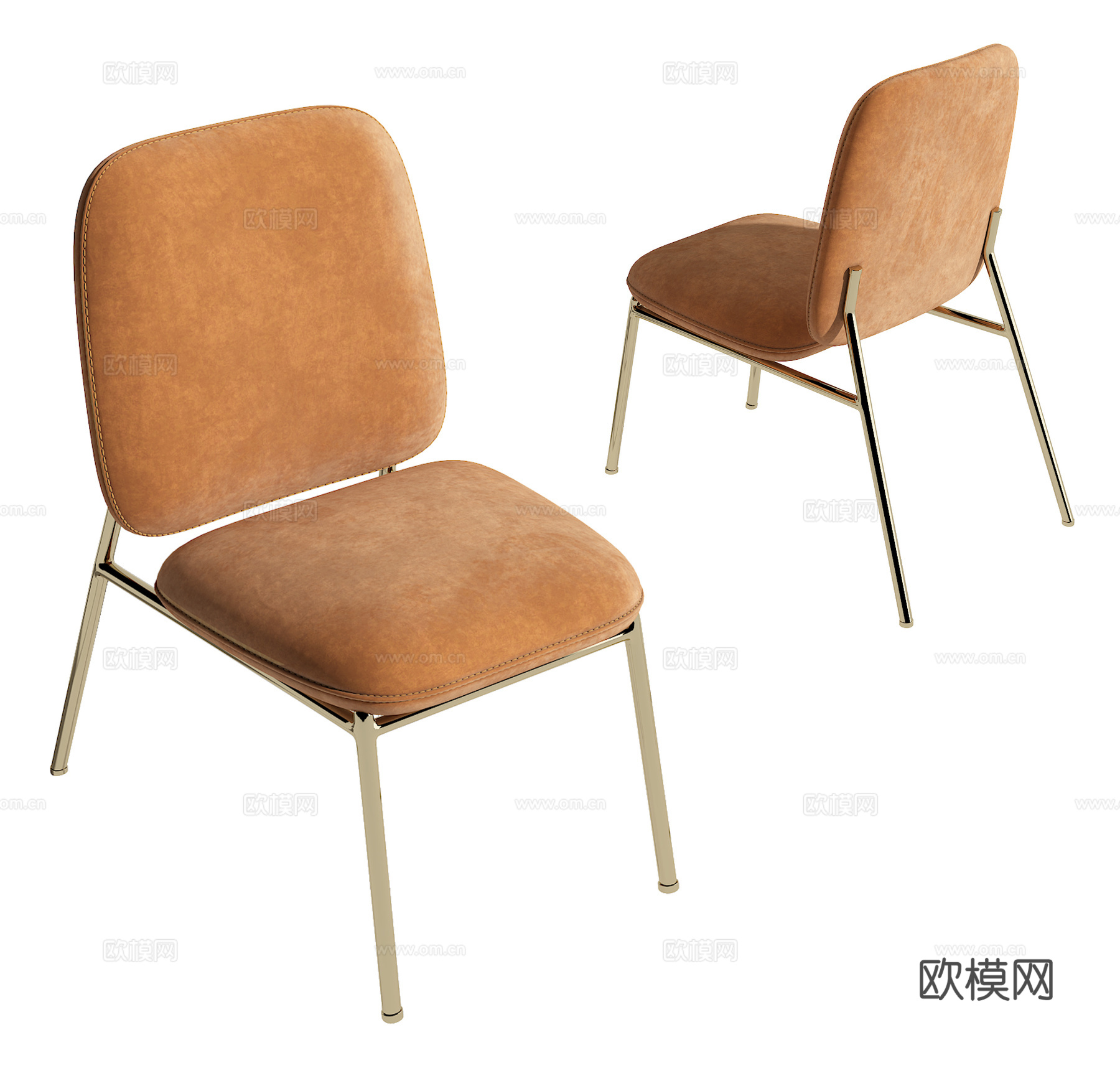 现代单椅su模型