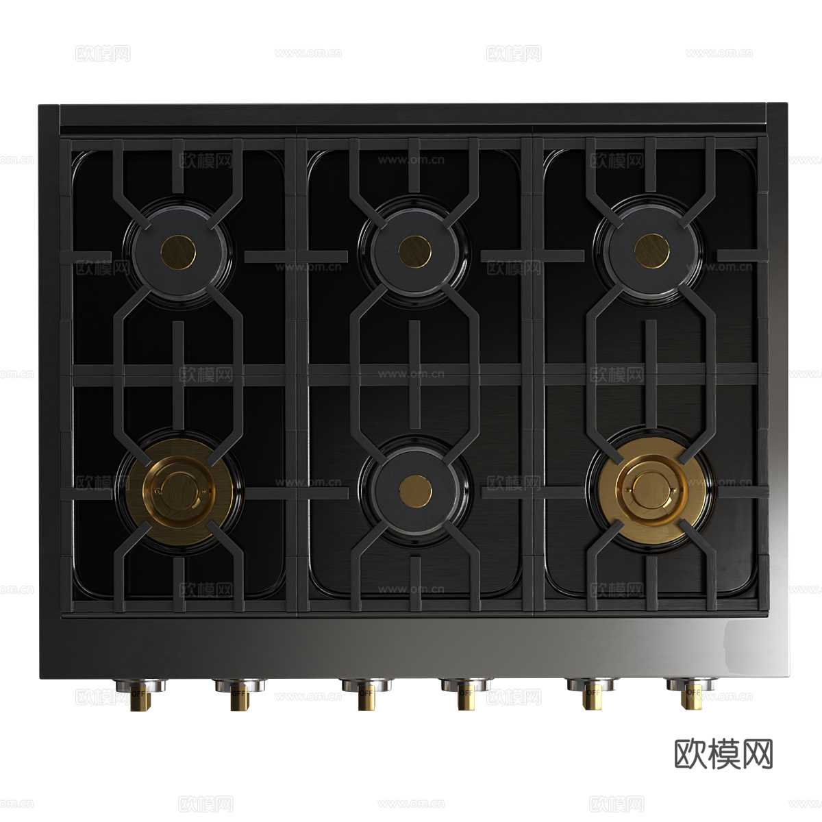 灶台 燃气灶3d模型