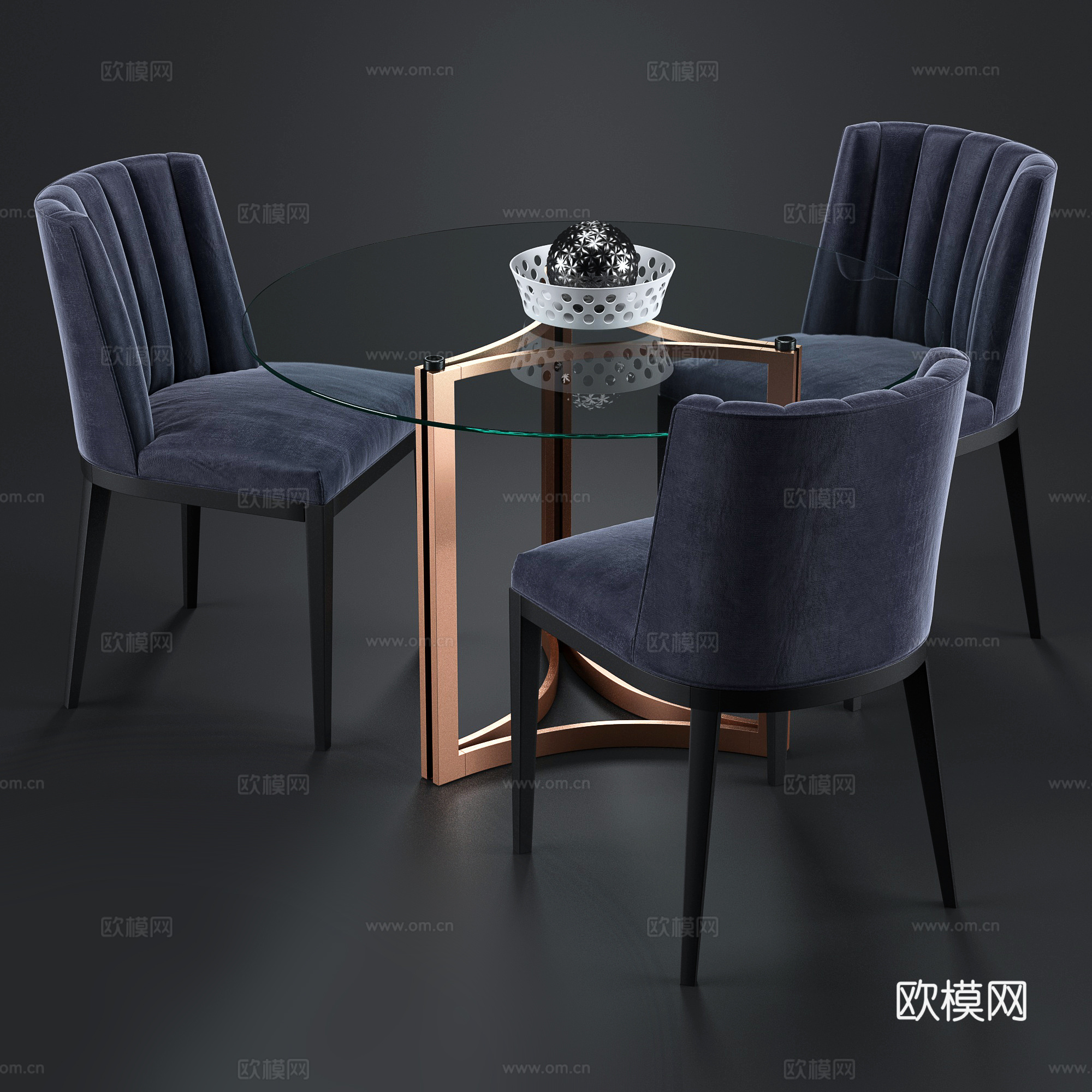 现代餐桌椅  茶桌椅  休闲桌椅 洽谈桌椅su模型