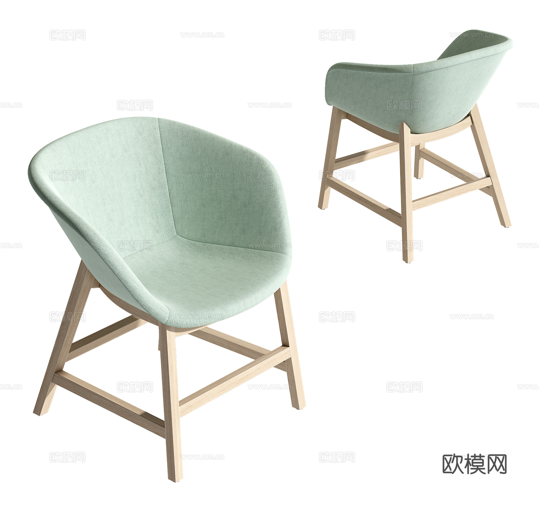 现代单椅su模型