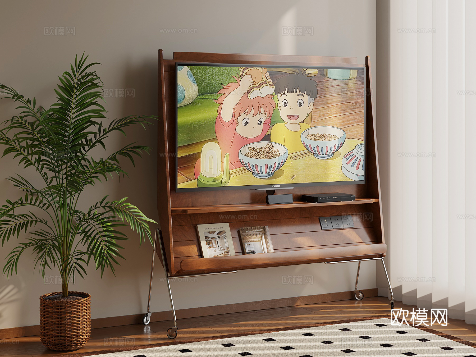 018移动电视 中古风移动电视su模型