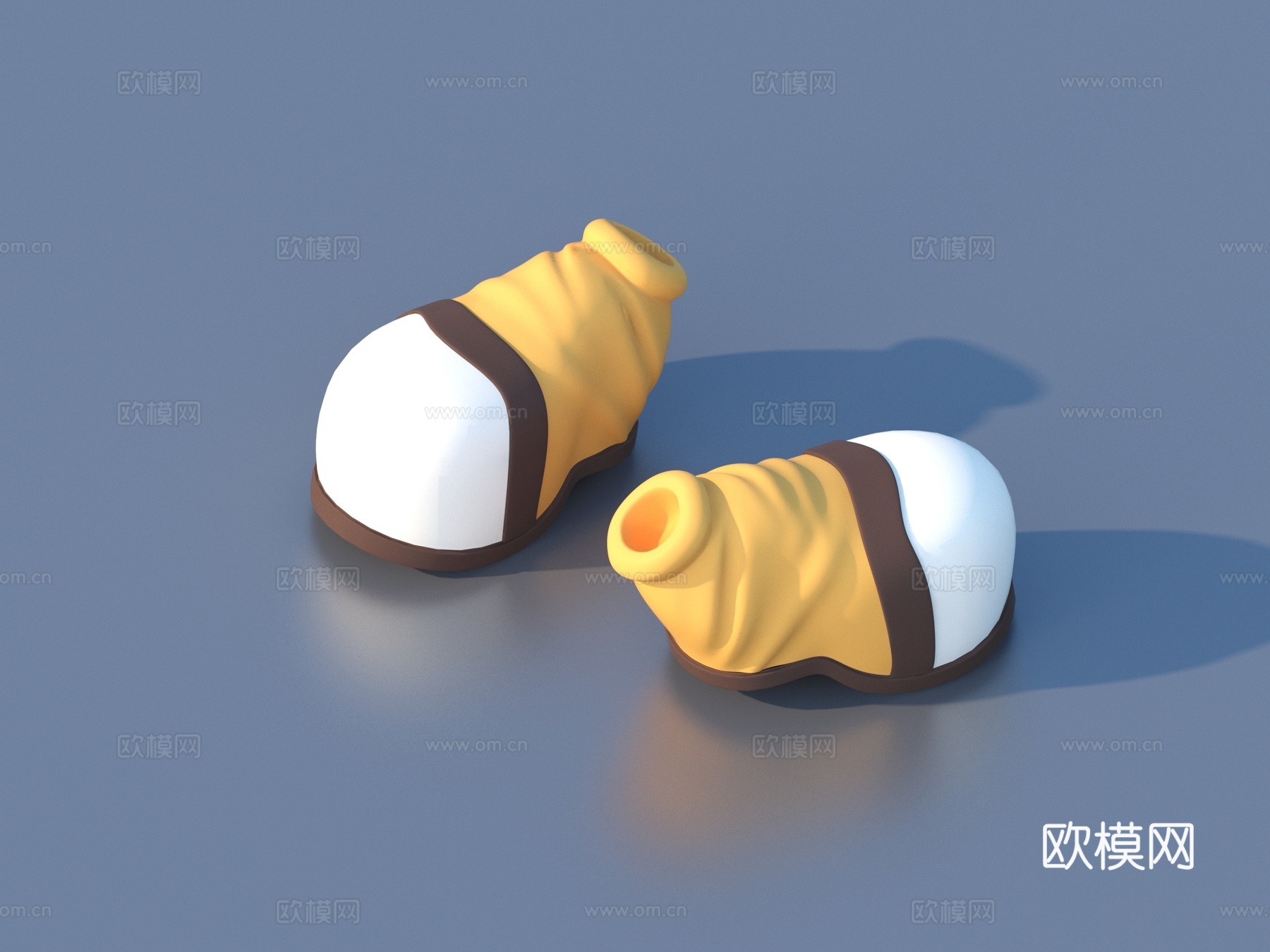 鞋子 卡通鞋3d模型