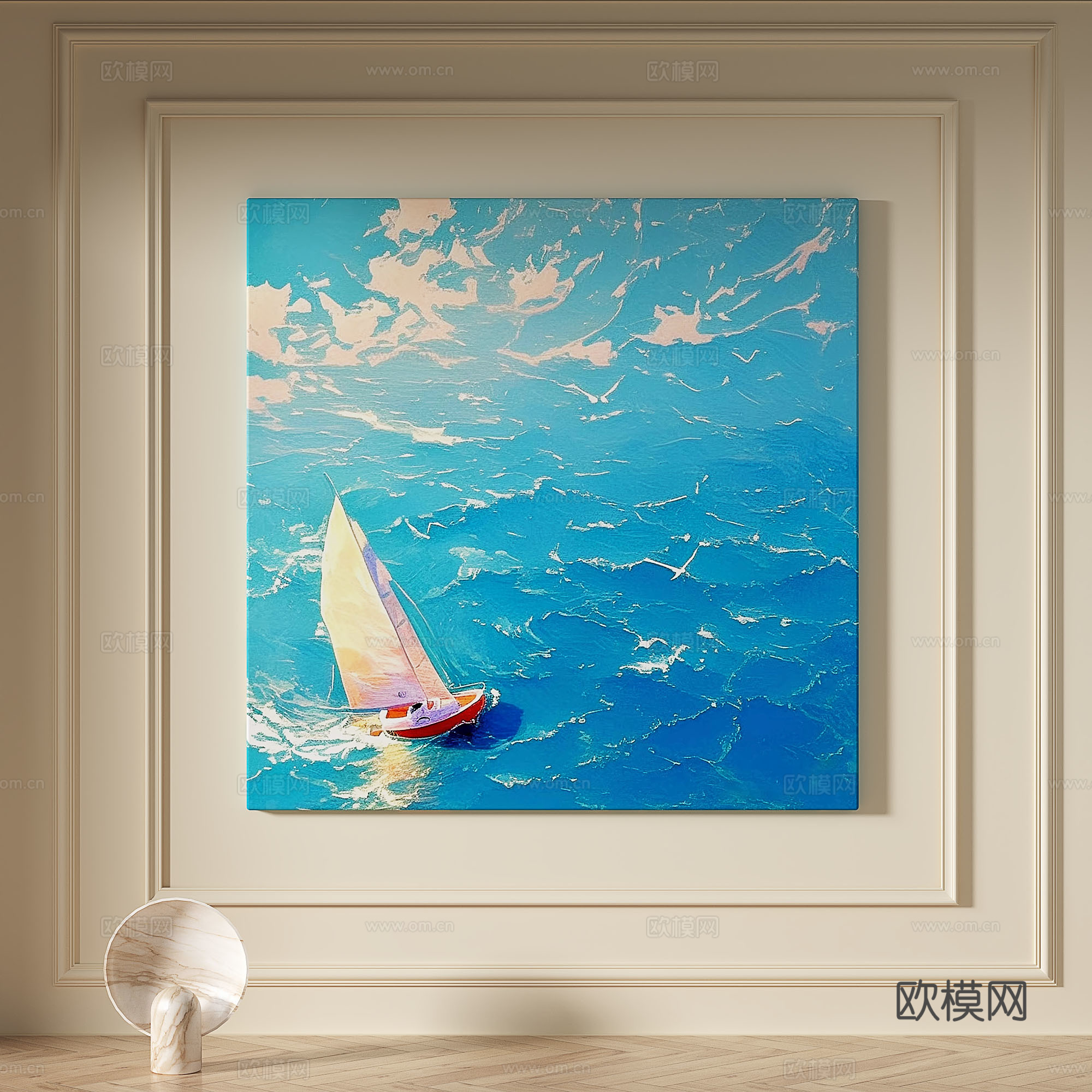 现代，奶油风，简约，肌理，抽象，轻奢，侘寂，立体，装饰画3d模型